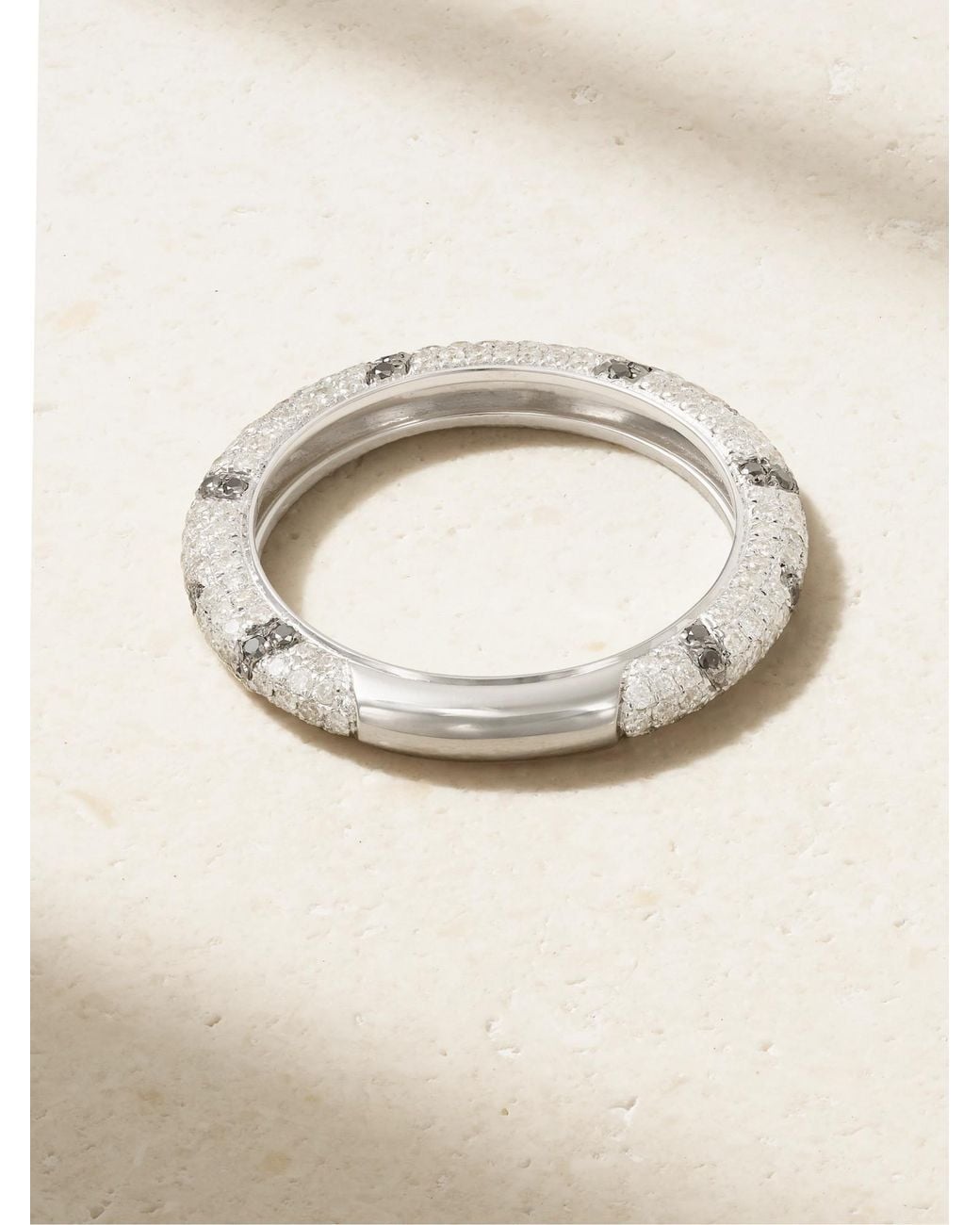 Yvonne Léon Metallic 18-Karat Diamond Ring