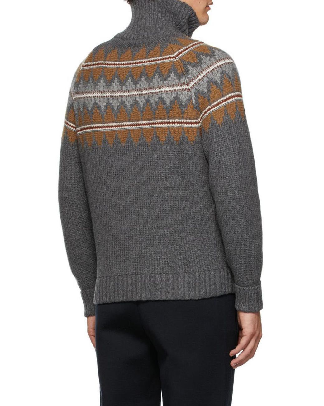 Loro Piana Gray Glacier Pullover for men