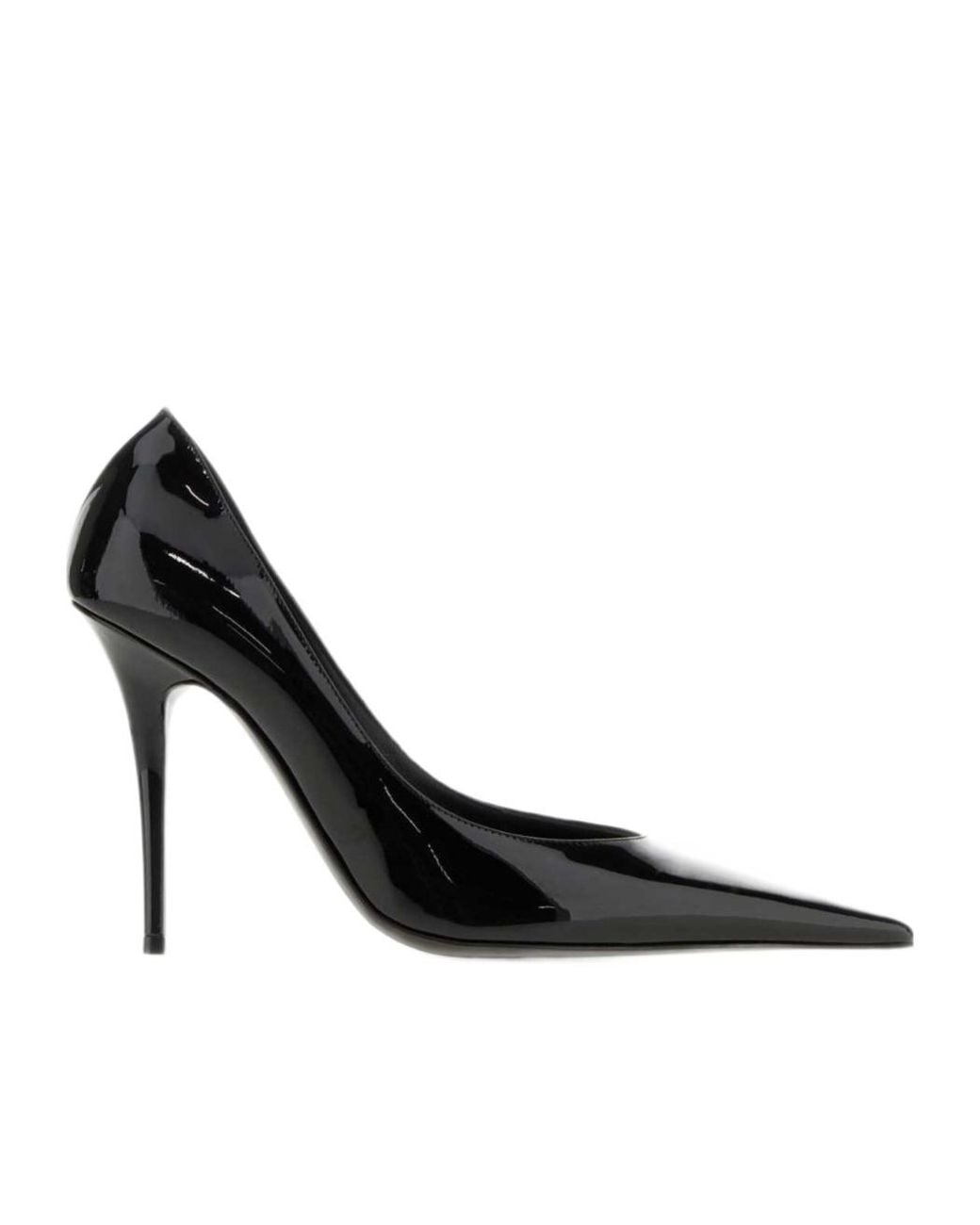 AMINA MUADDI Black Pointed-Toe High Heels
