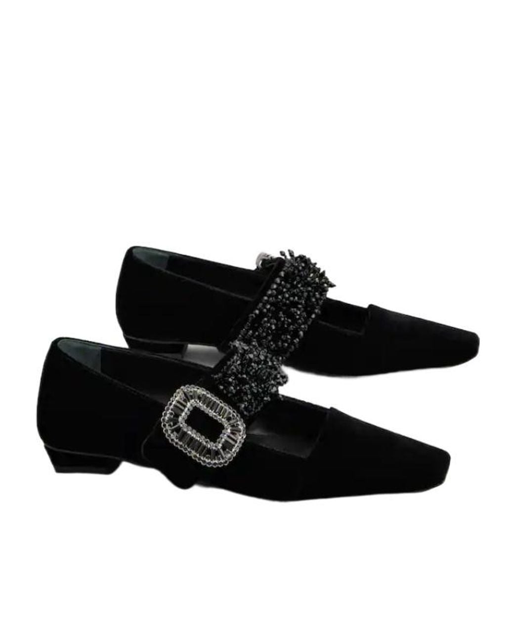 Roger Vivier Black Belle Vivier Mary Janes