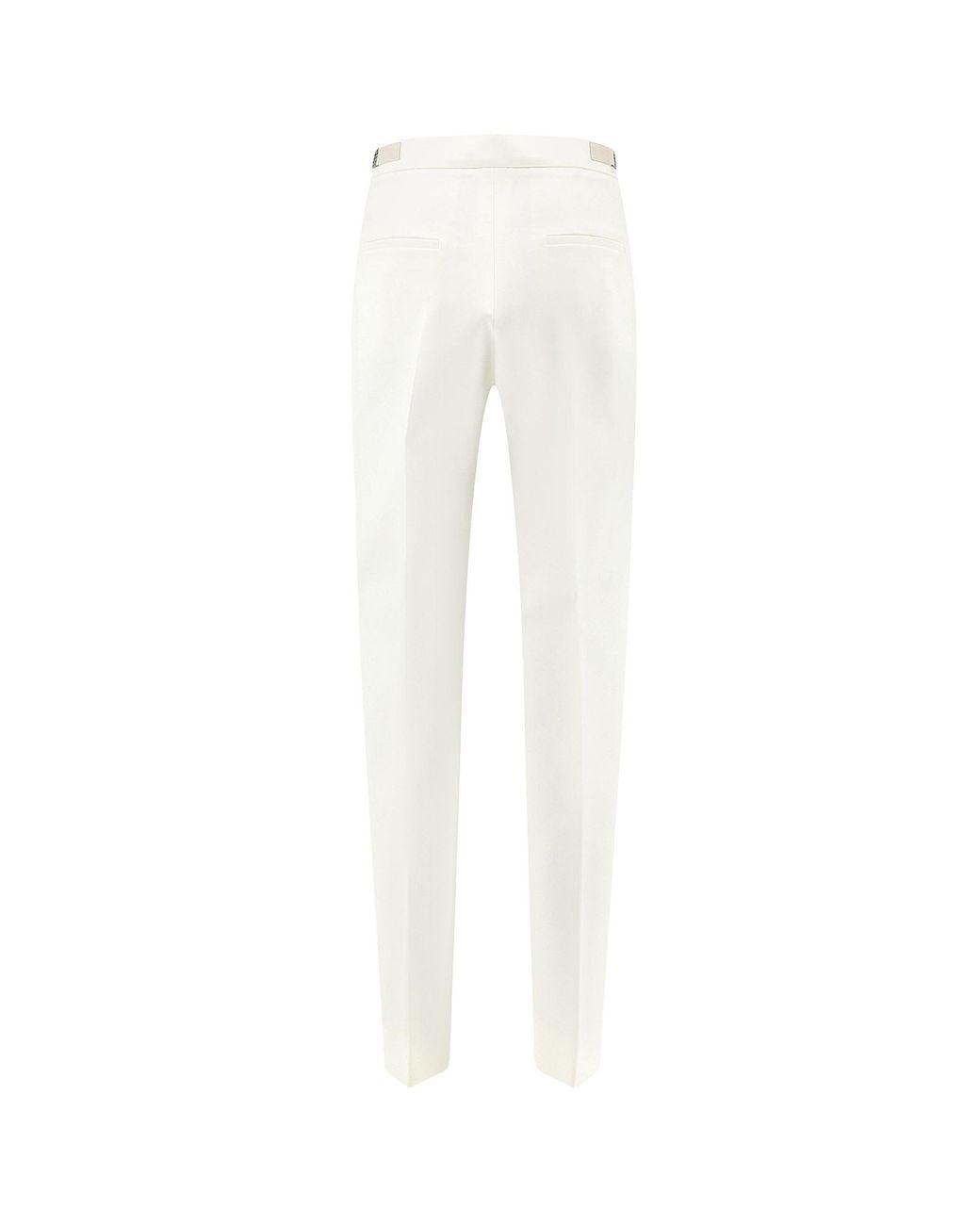 Max Mara White Mxmacino Tailored Trousers