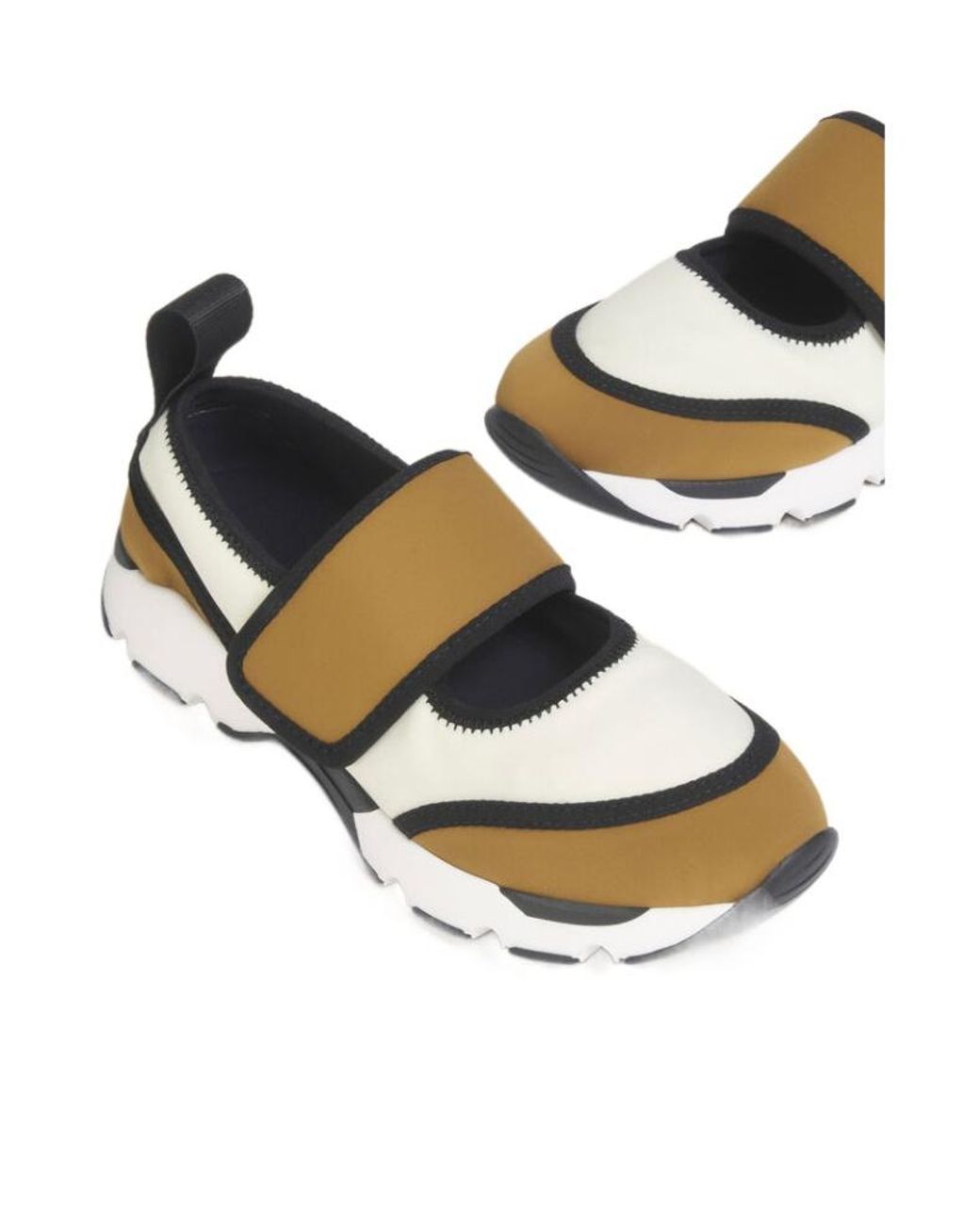 Marni Metallic Mary Jane Running Sneakers