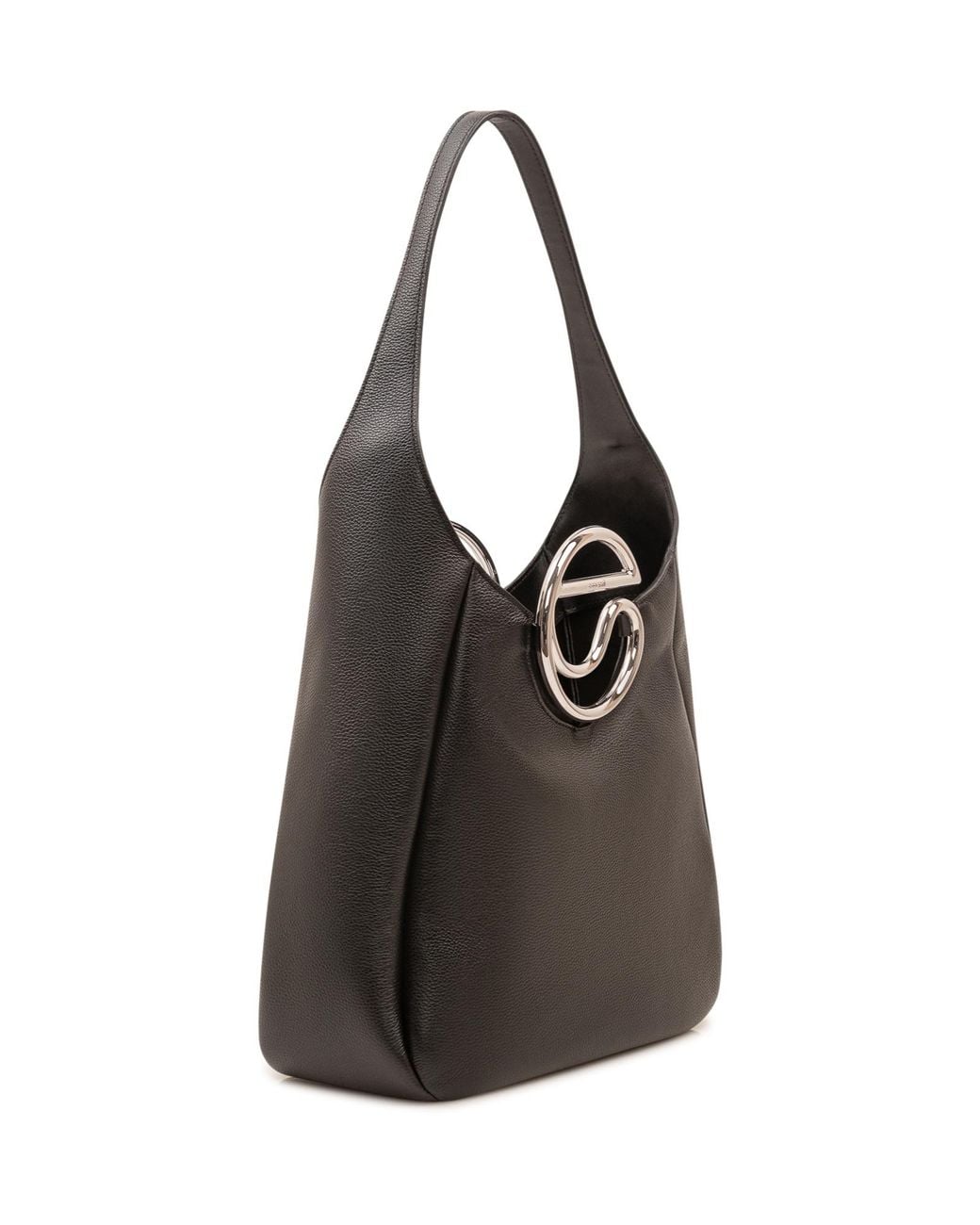 Coperni Black C Logo Hobo Shoulder Bag
