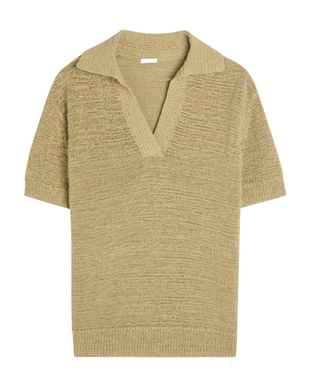 Joseph Natural Polo Collar Sweater