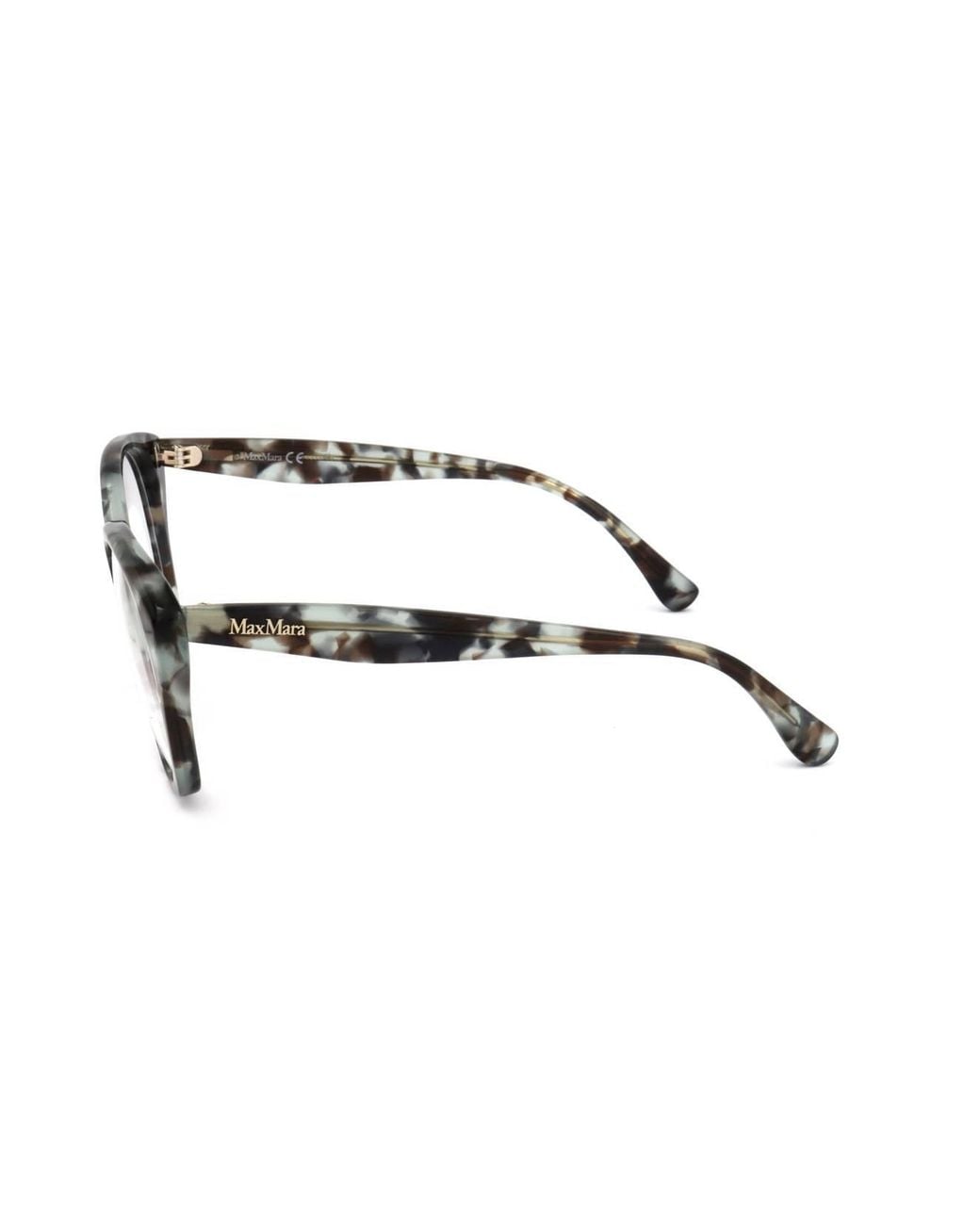 Max Mara White Cat-Eye Glasses