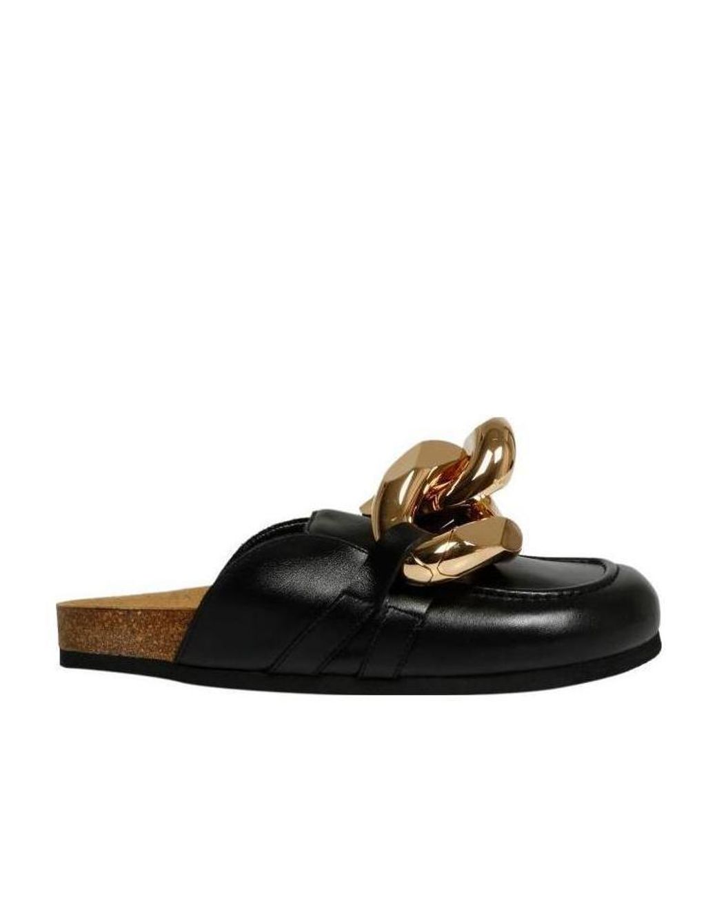 J.W. Anderson Black Chain Muller Shoes