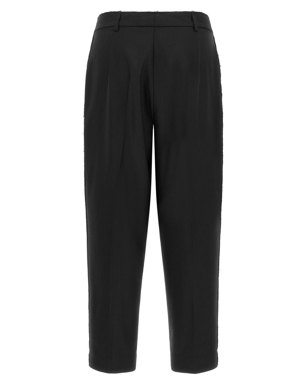 Gianluca Capannolo Black Nora Cropped Balloon Pants
