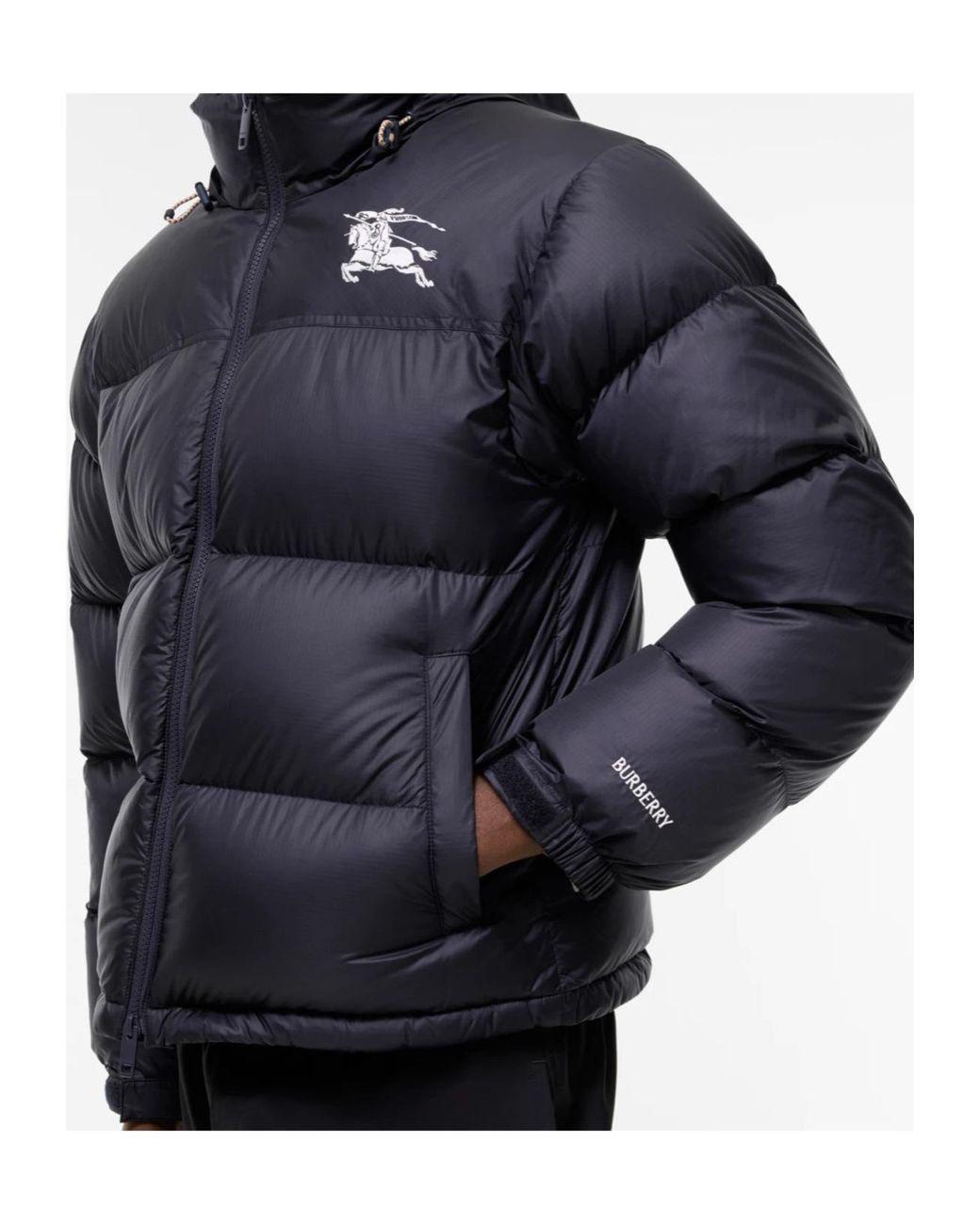 Burberry Blue Highlands Puffer Jacket for men