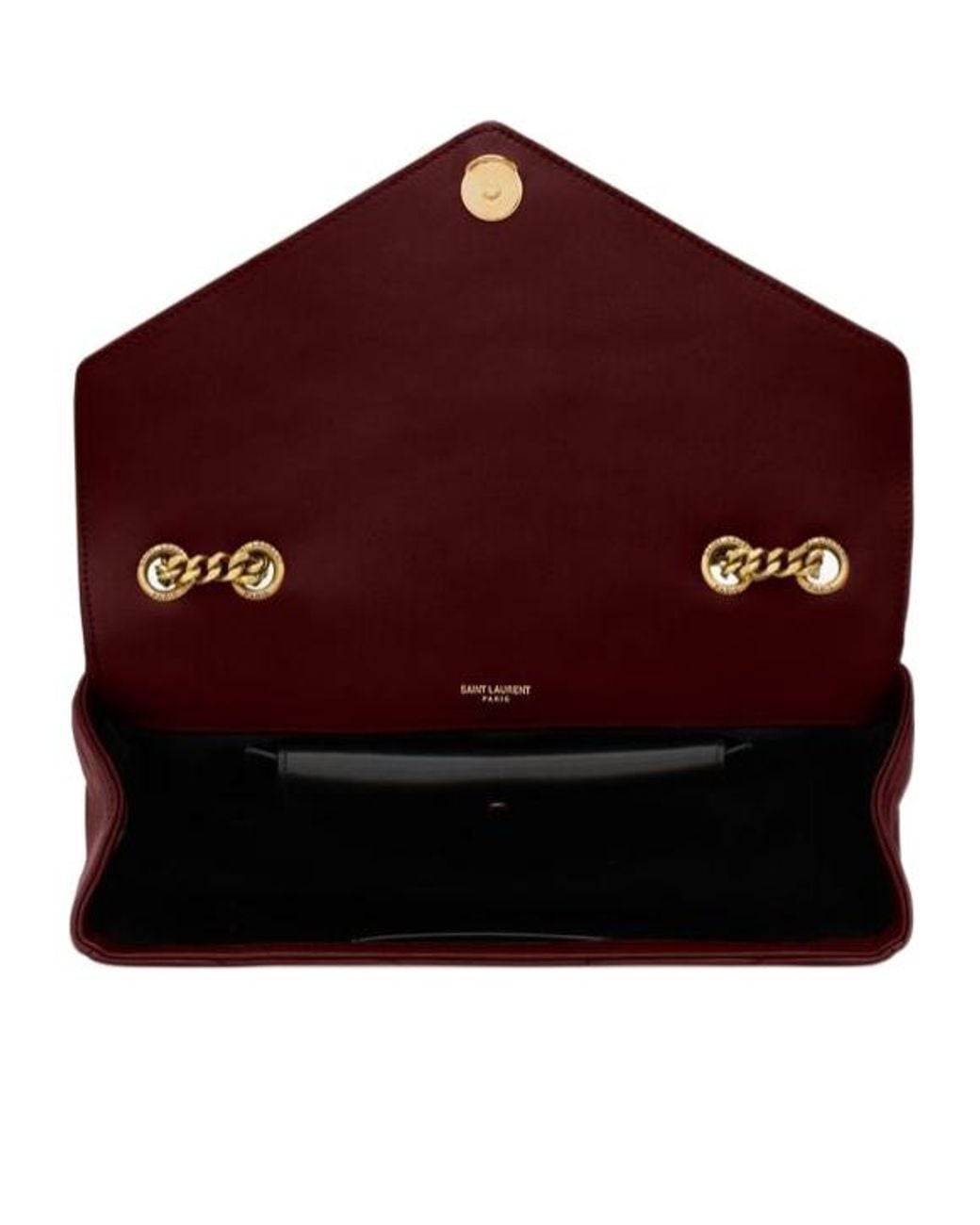 Saint Laurent Red Loulou Medium Shoulder Bag