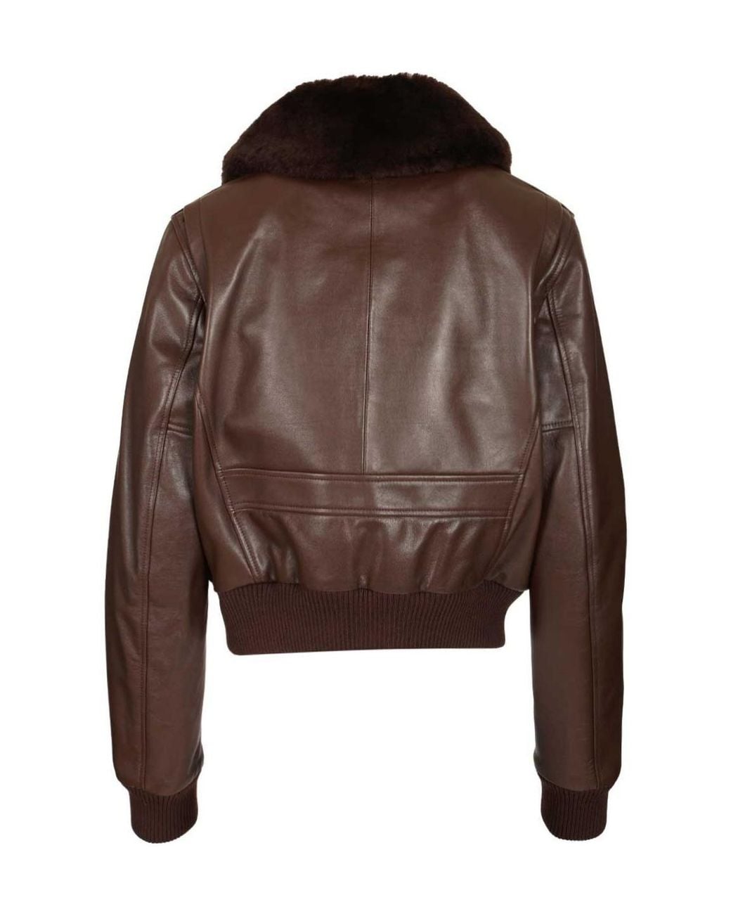 Céline Brown Aviator Blouson Jacket