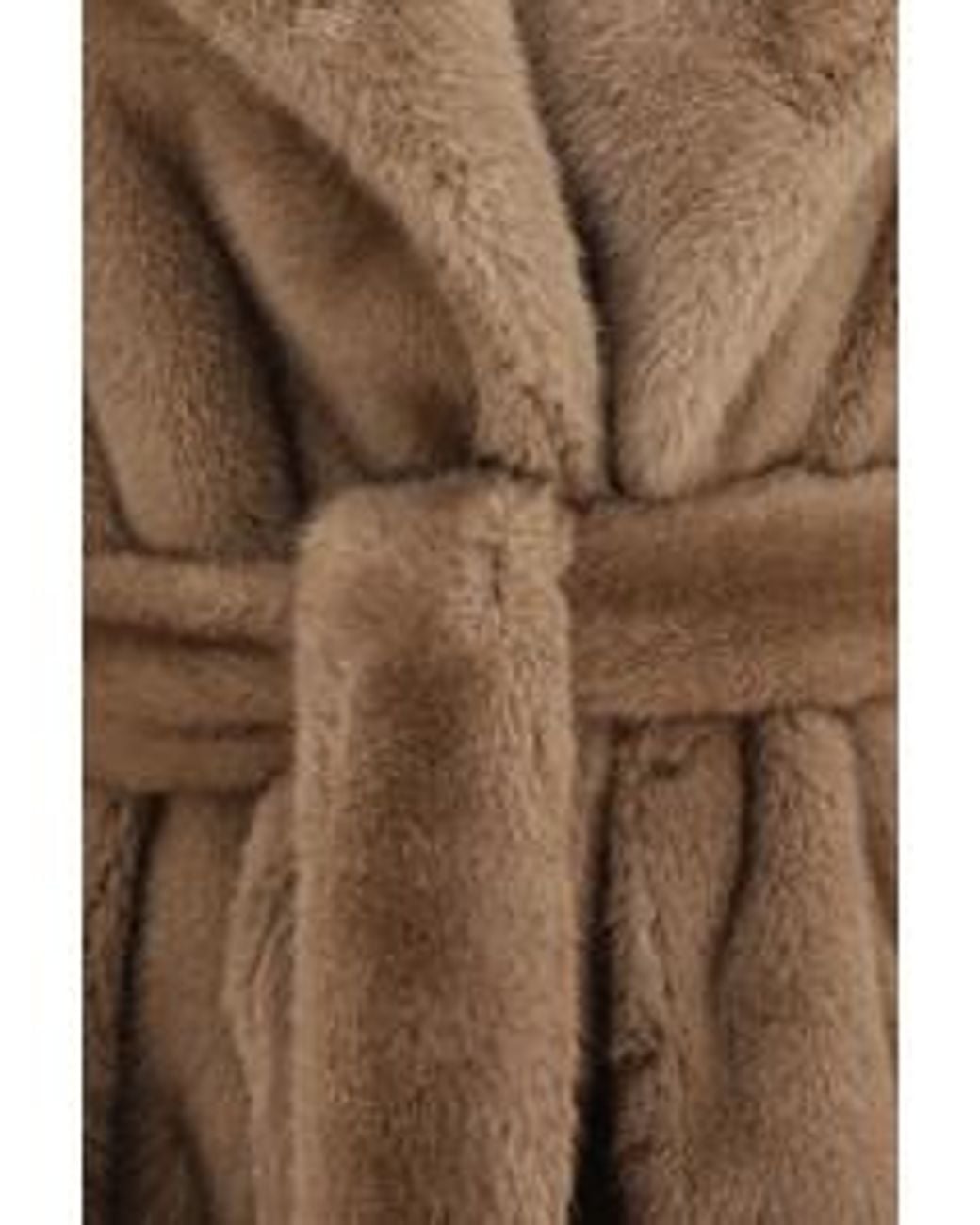 Max Mara Brown Soft-Textured Wrap Coat