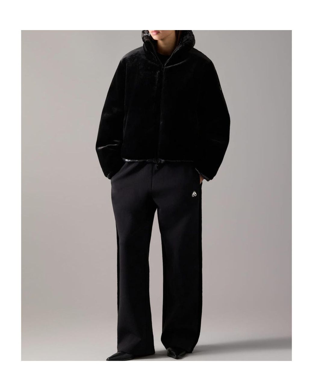 Moose Knuckles Black Queens Reversible Down Puffer