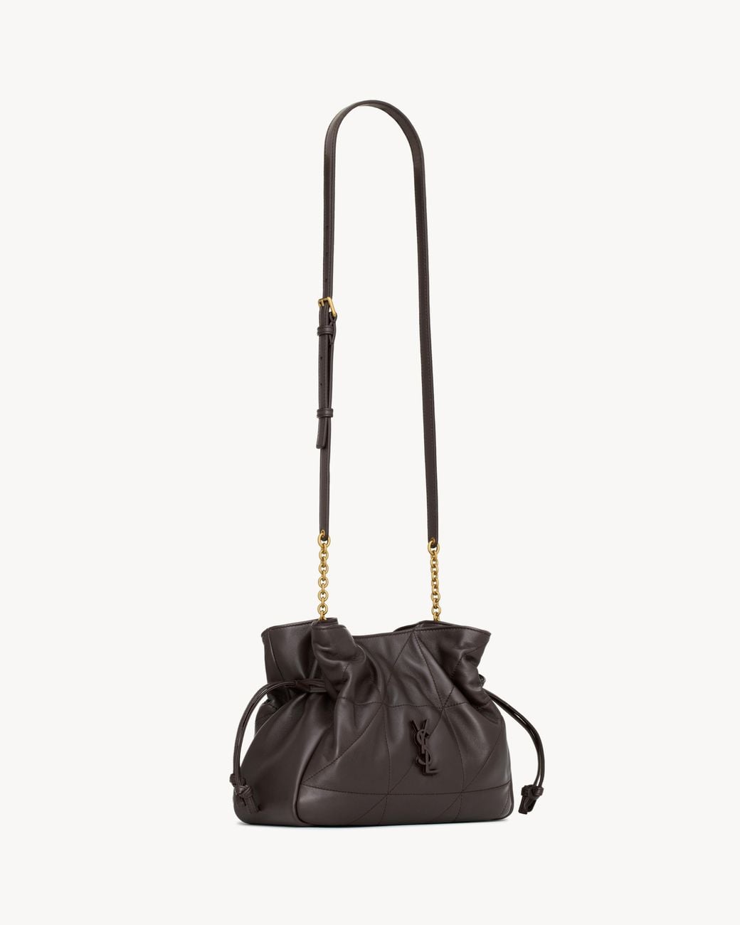 Saint Laurent White Jamie Shoulder Pouch