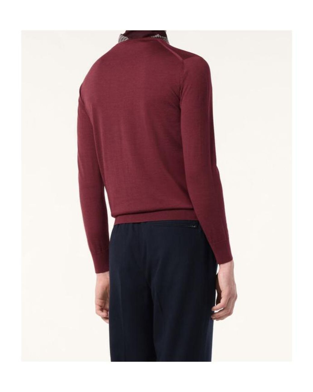 Loro Piana Red T-Shirt Crewneck for men