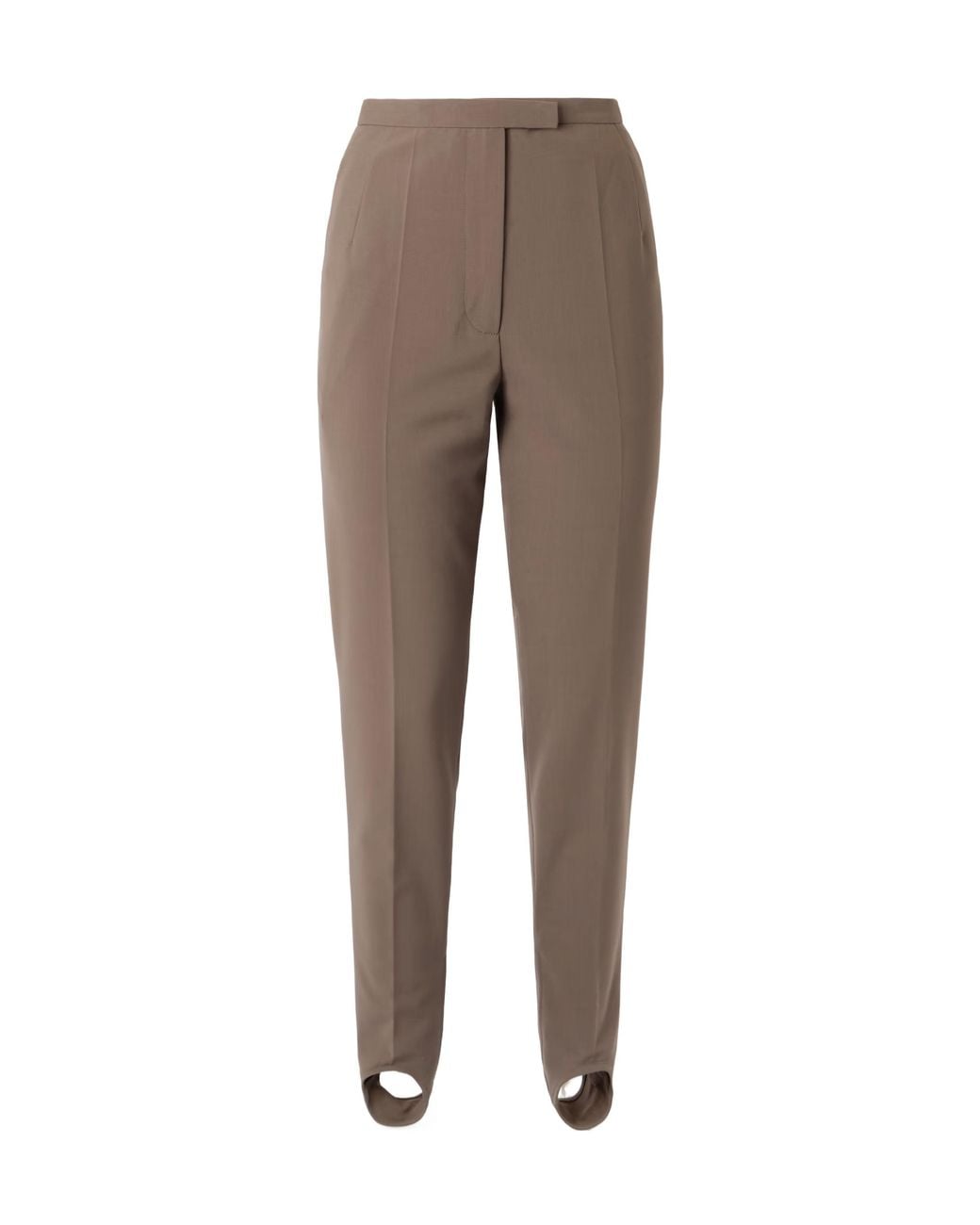 Dries Van Noten Brown Stirrup Trousers