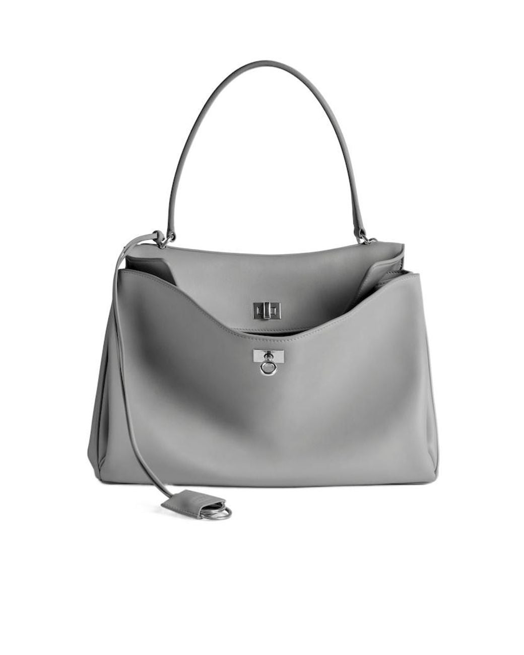 Balenciaga Gray Rodeo Handbag Medium