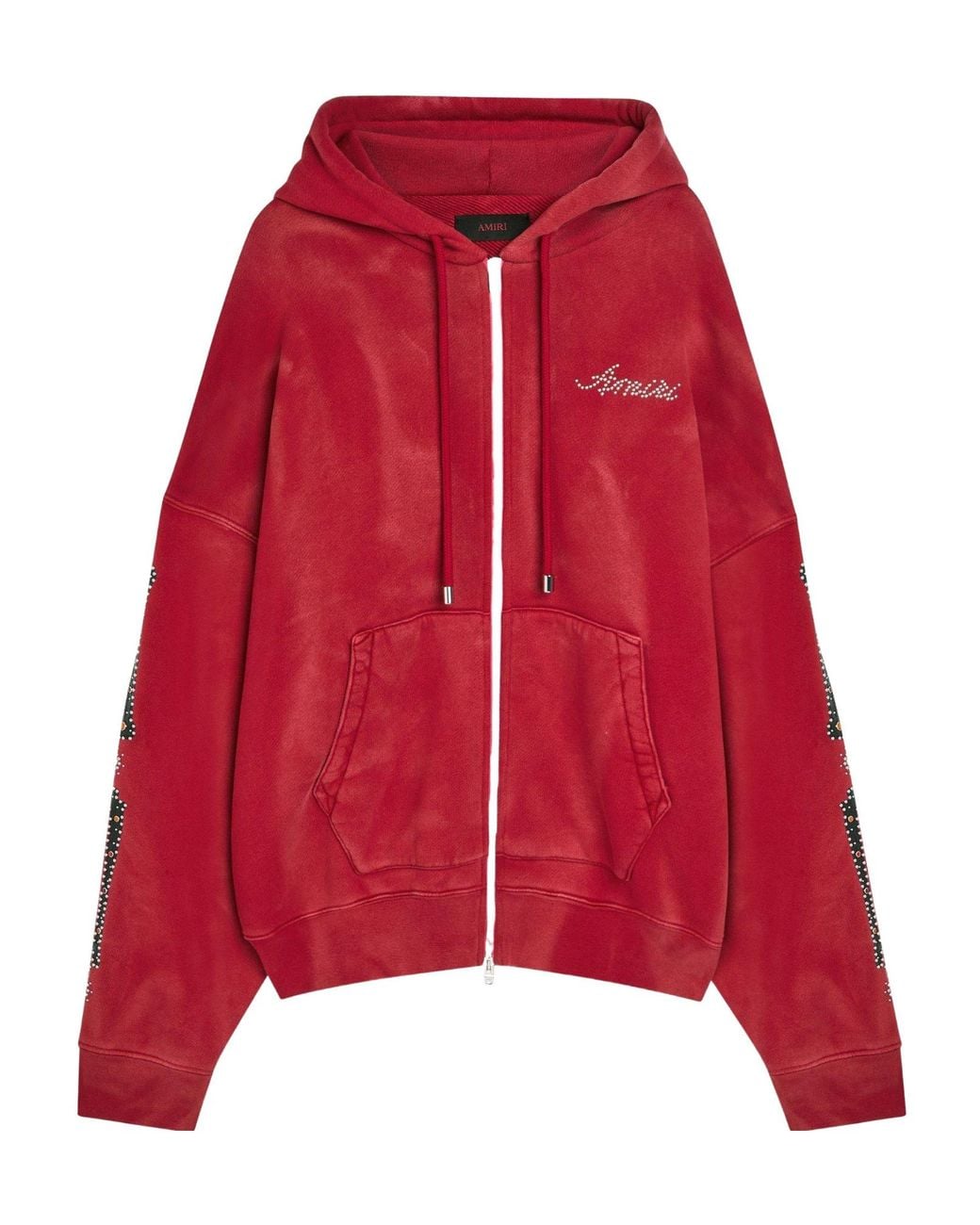 Amiri Red Cotton Sweatshirt for men