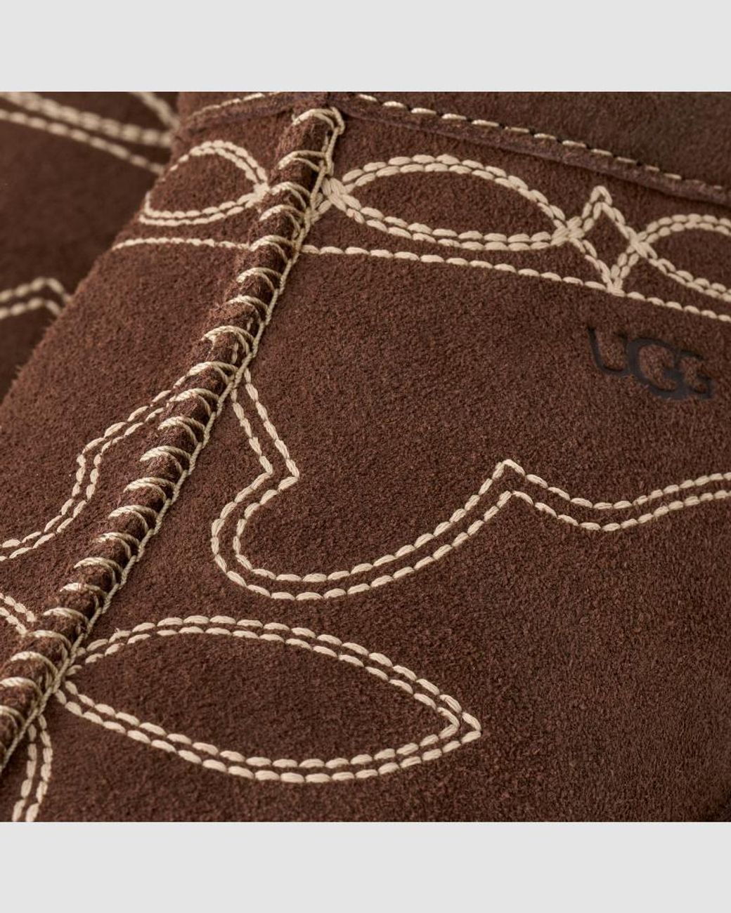 Ugg Brown Tasman Western Round-Toe Slippers