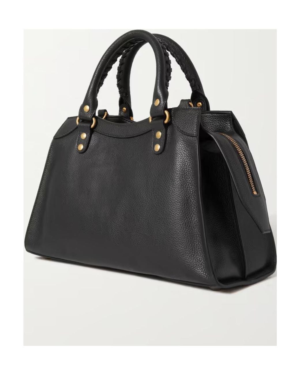 Balenciaga Black Piccola Borsa Neo Classic Top Handle Da Donna