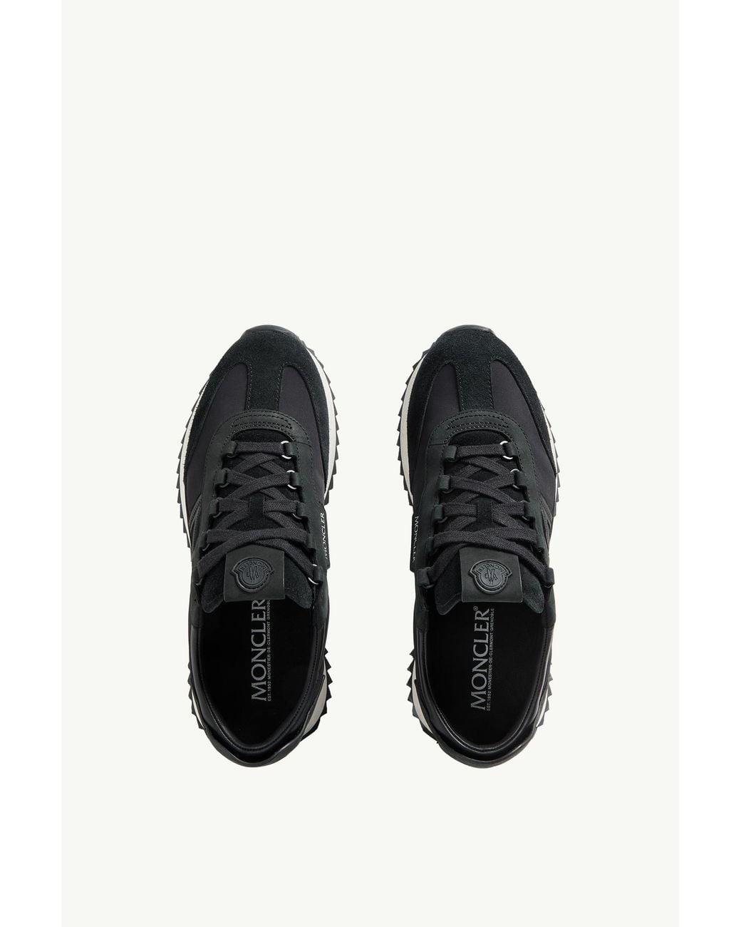 Moncler Black Pacey 2 Lace-Up Sneakers for men