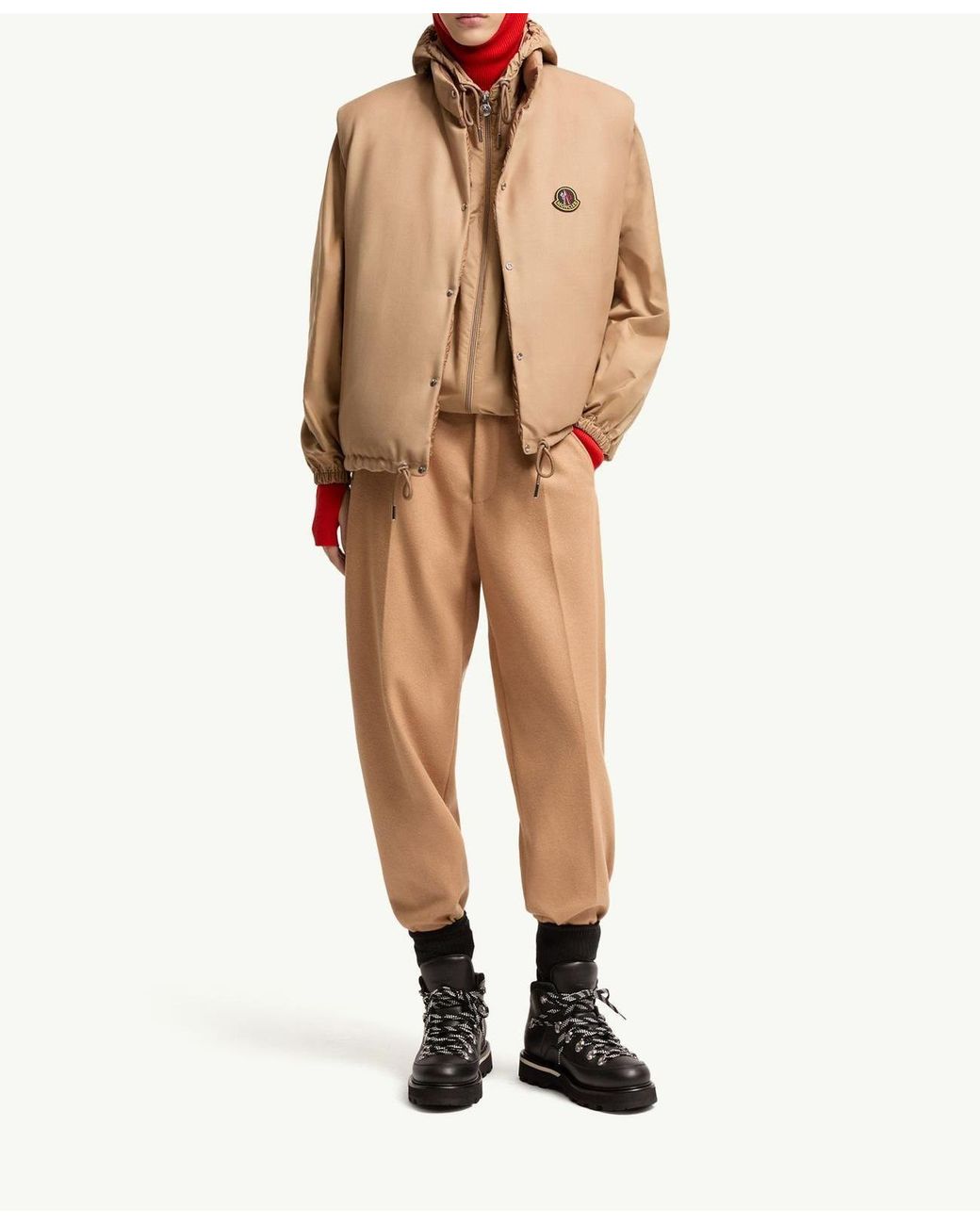 Moncler Brown Tibb Reversible Down Vest