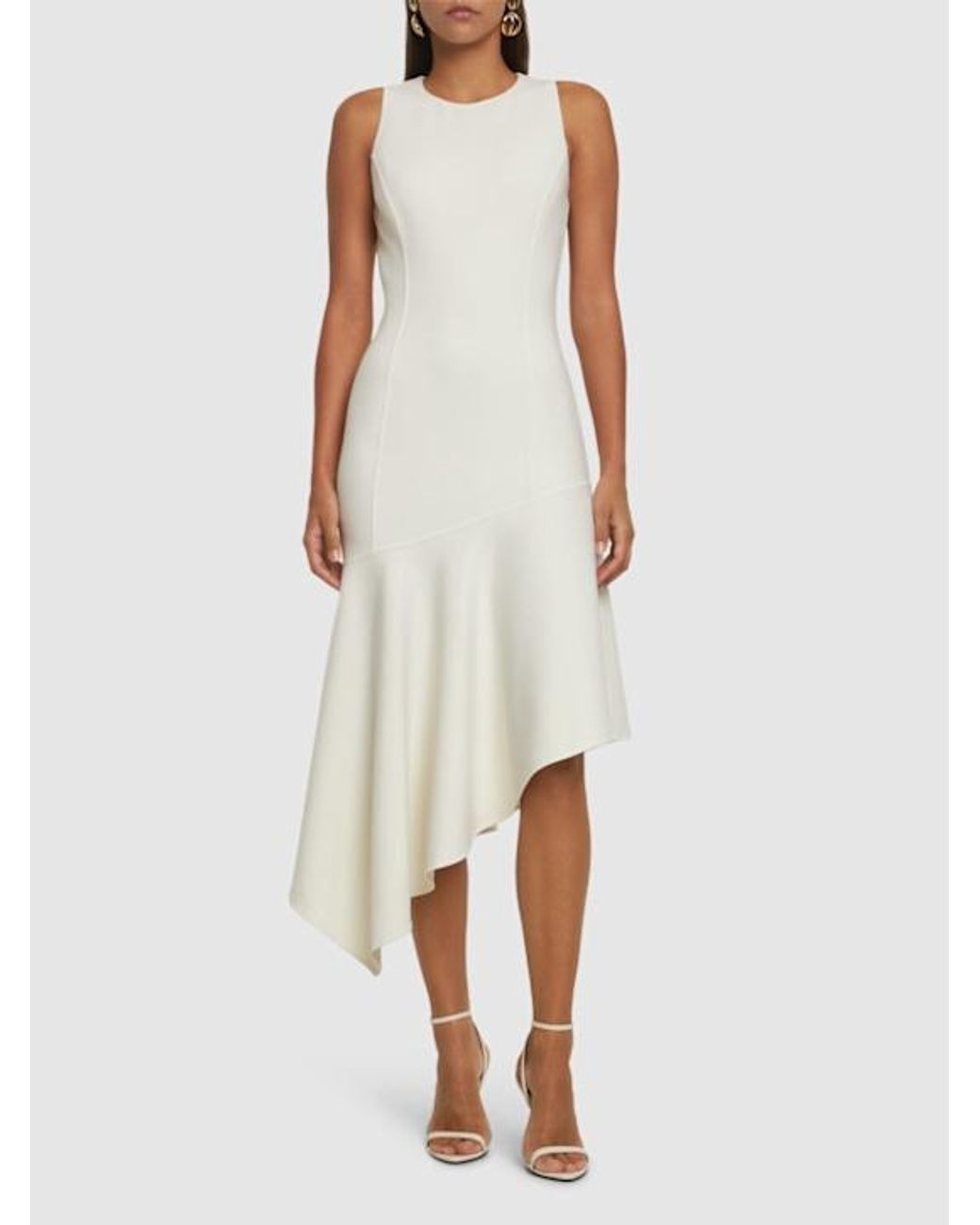 Michael Kors White Asymmetrical Dress