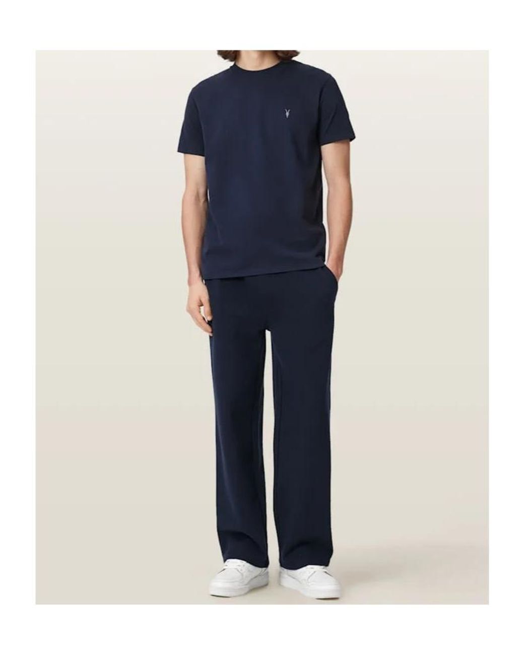 AllSaints Blue Asher Straight-Leg Sweatpants for men