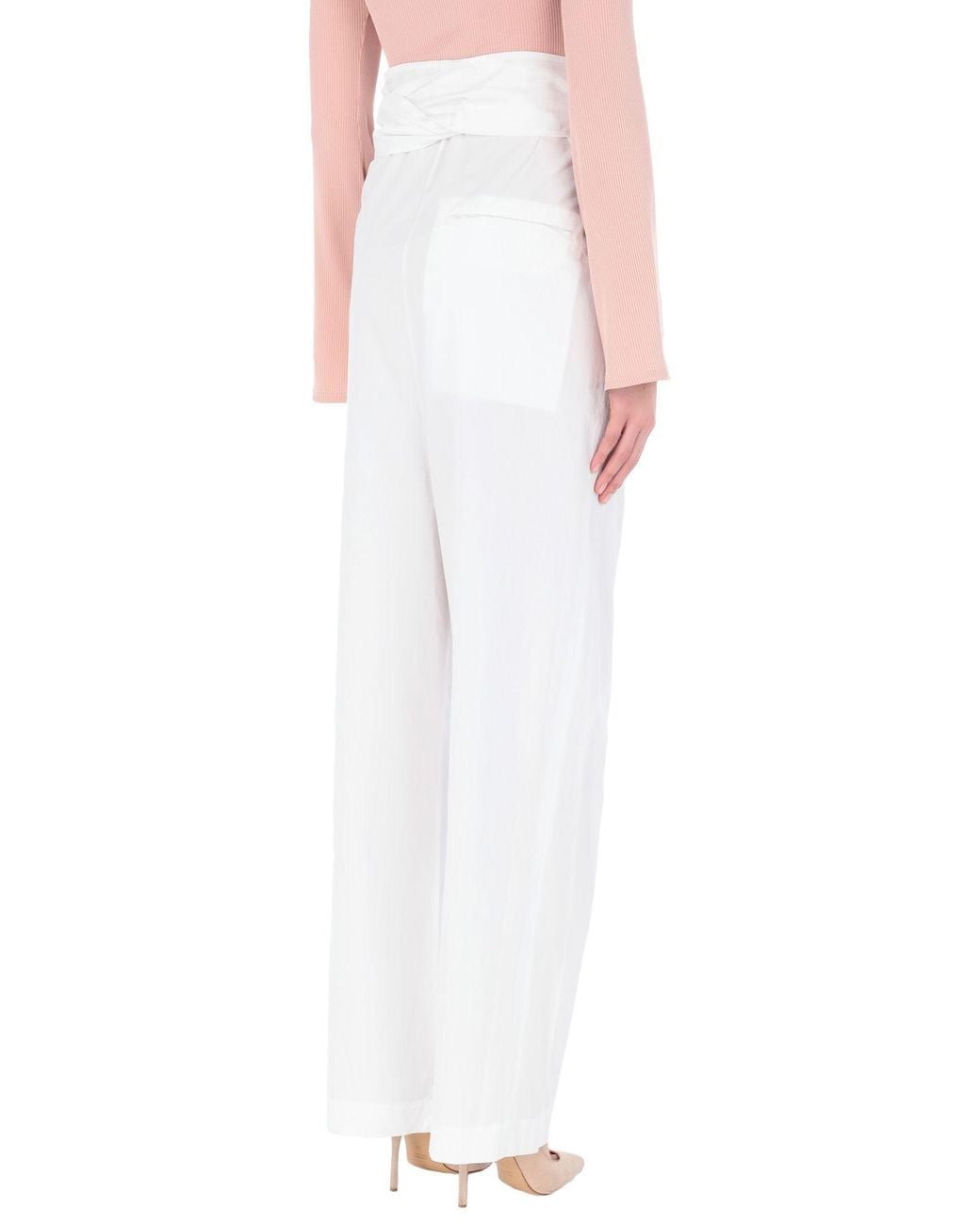Marni White Casual Trousers