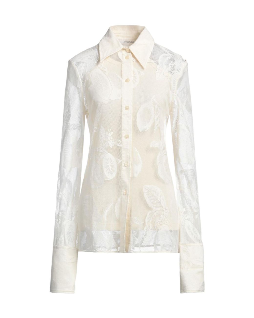 Sportmax White Lace Shirt