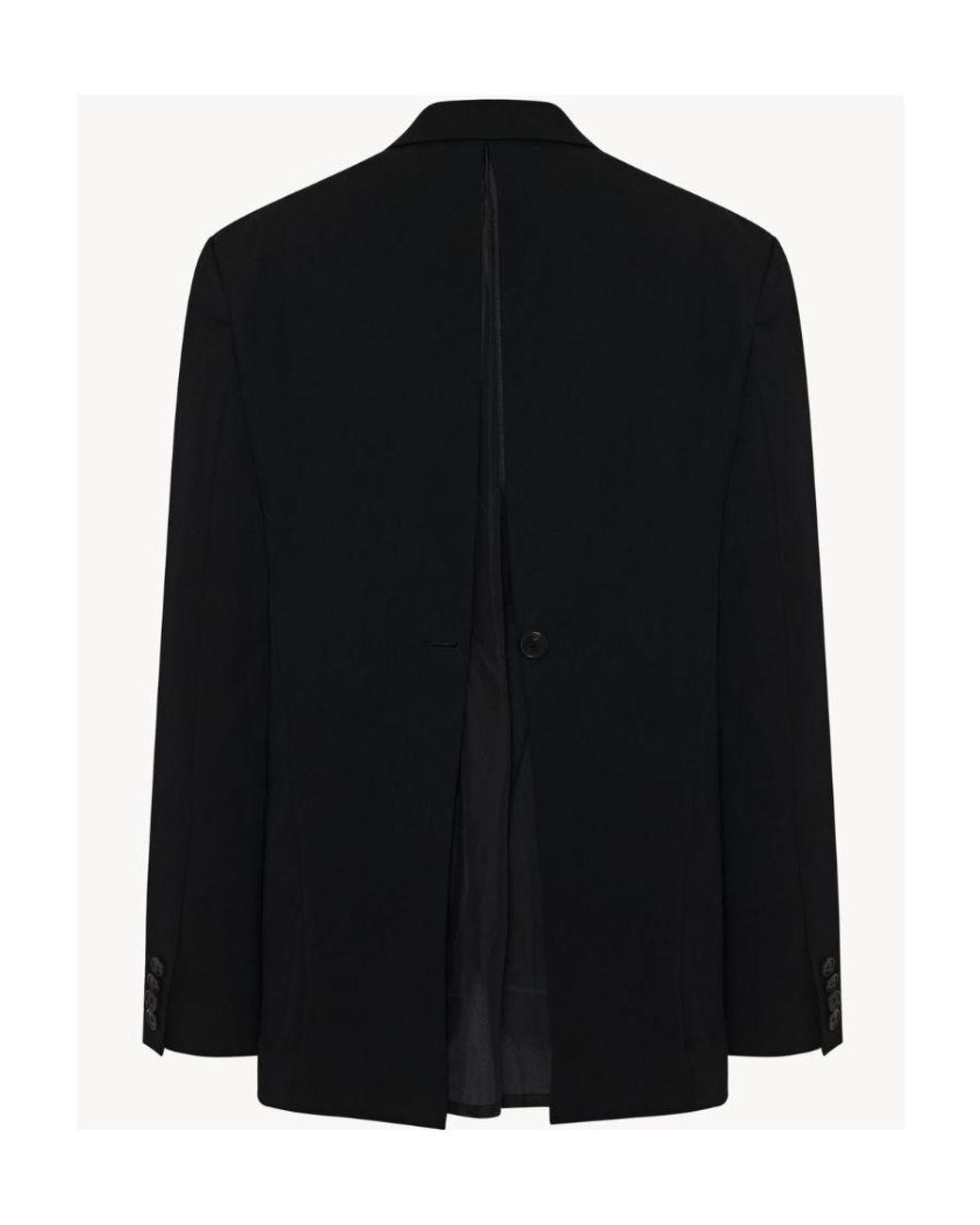 The Row Black Viper Single-Breasted Blazer