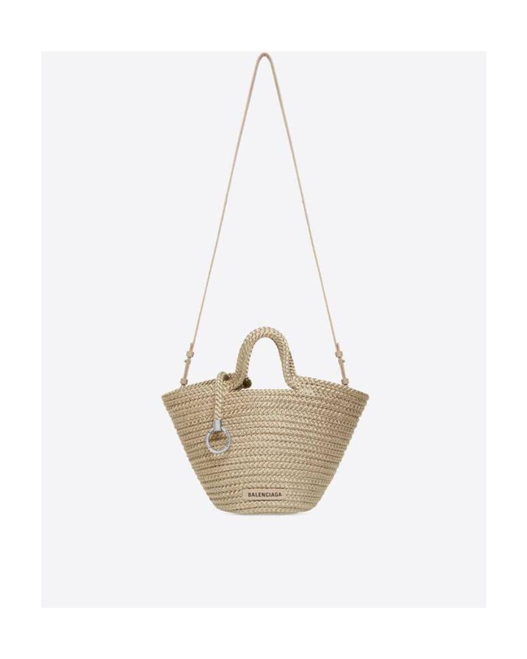 Balenciaga Metallic Borsa Ibiza Small Basket Con Tracolla Da Donna