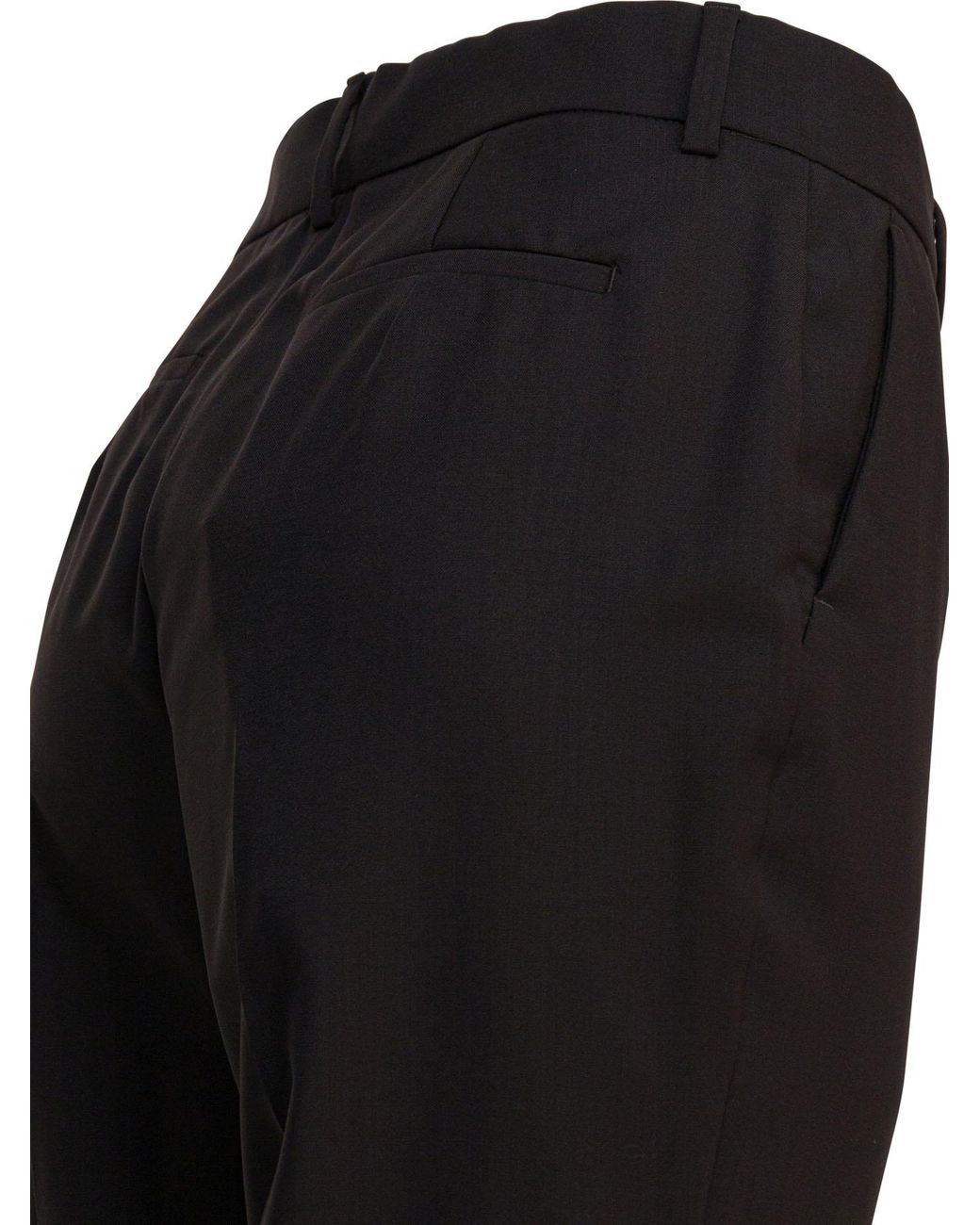Sportmax Black Hanger Flared Pants