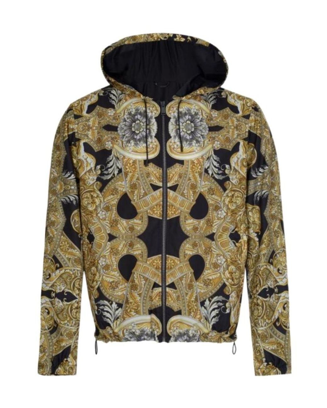 Versace Printed Casual Jacket in Green for Men | Lyst