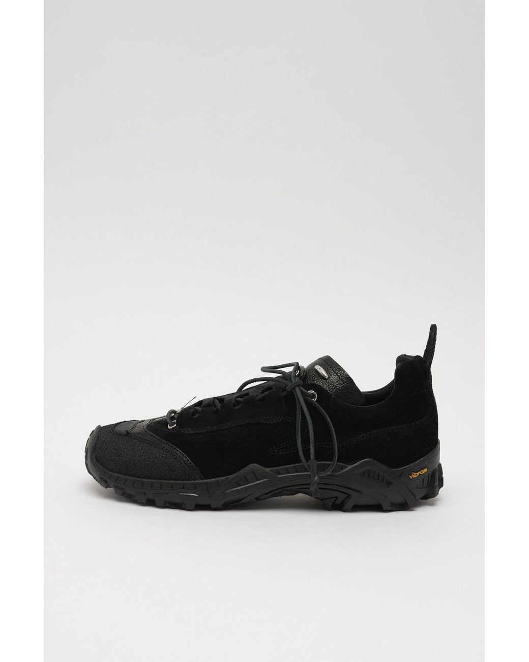 Our Legacy Black Trek Lace-Up Sneakers
