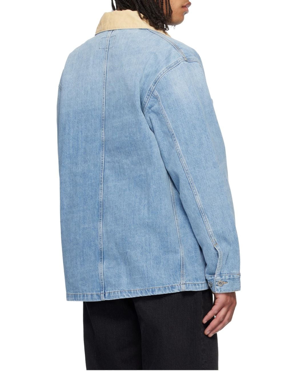 Carhartt Blue Warren Chore Denim Jacket for men