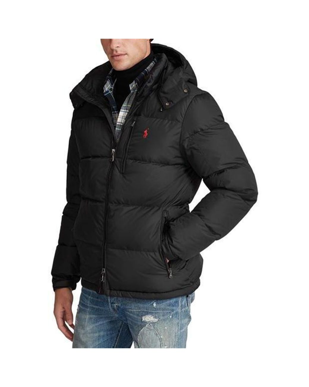 Polo Ralph Lauren Black Puffer Jacket for men