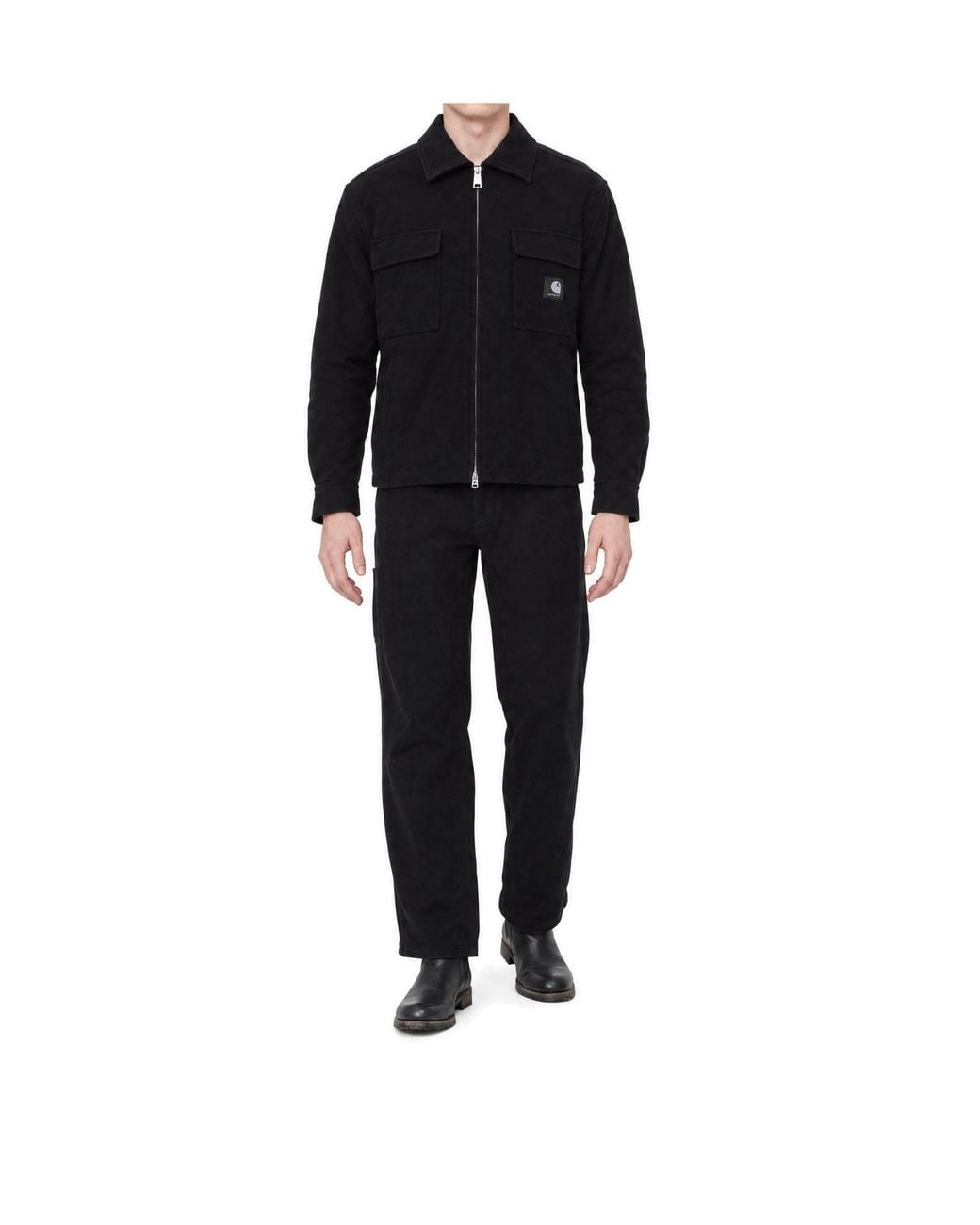 Carhartt Blue Casual Trousers With Belt Loops for men