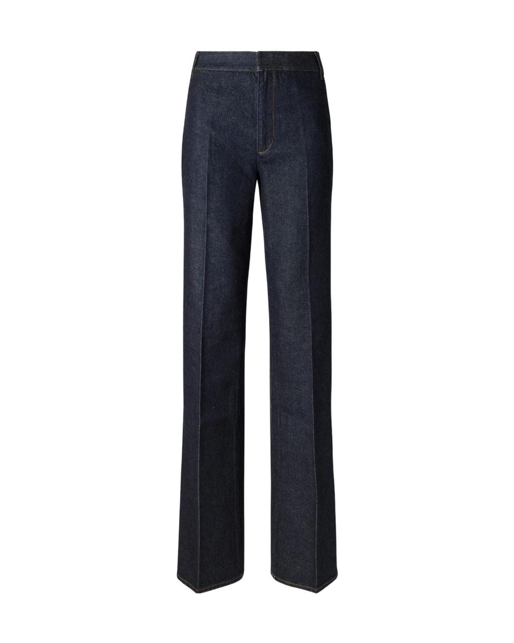 Tibi Blue Straight-Leg Jeans