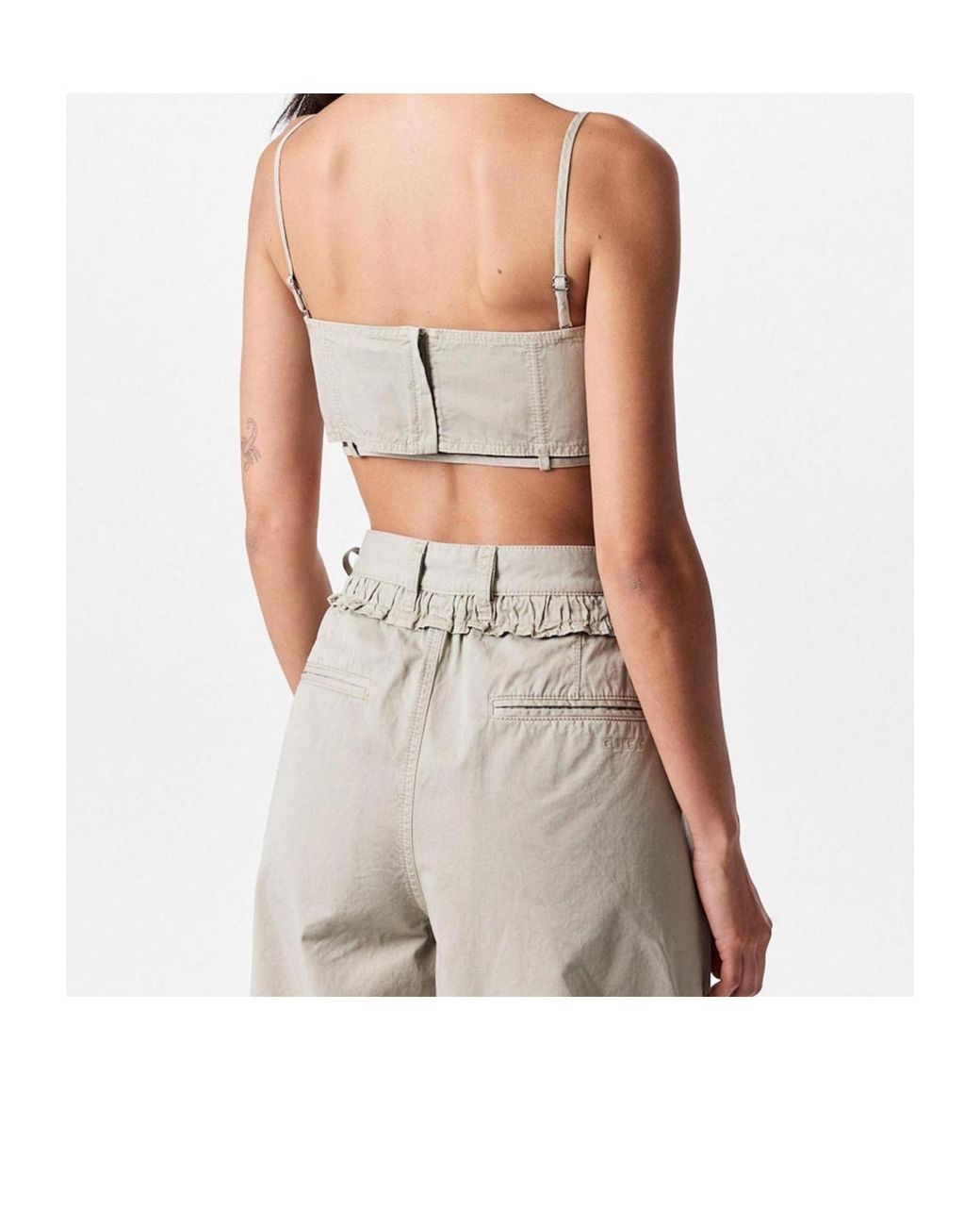 Gucci Gray Bra Straps