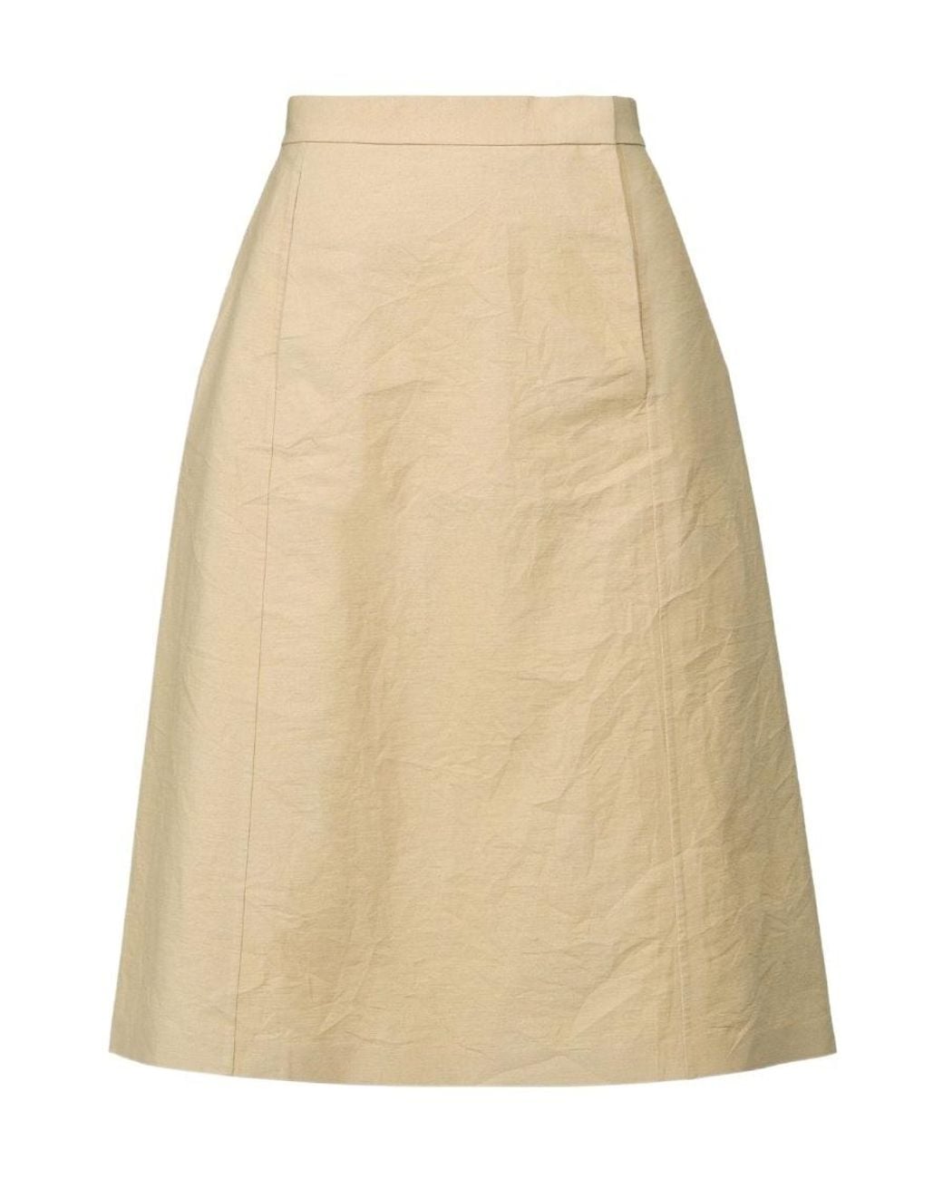 Maison Margiela Natural Utility Cotton Skirt
