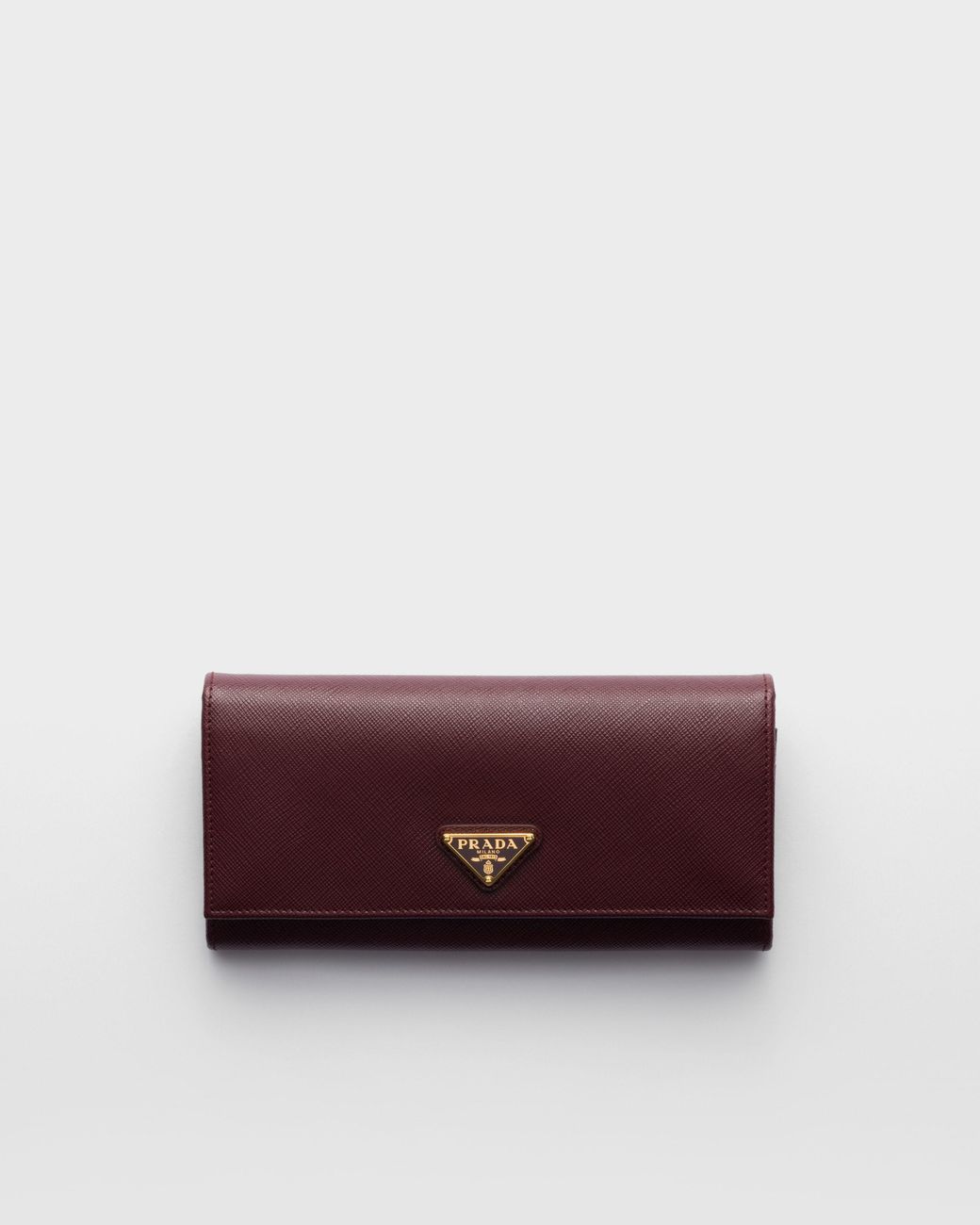 Prada Purple Large Saffiano Leather Wallet