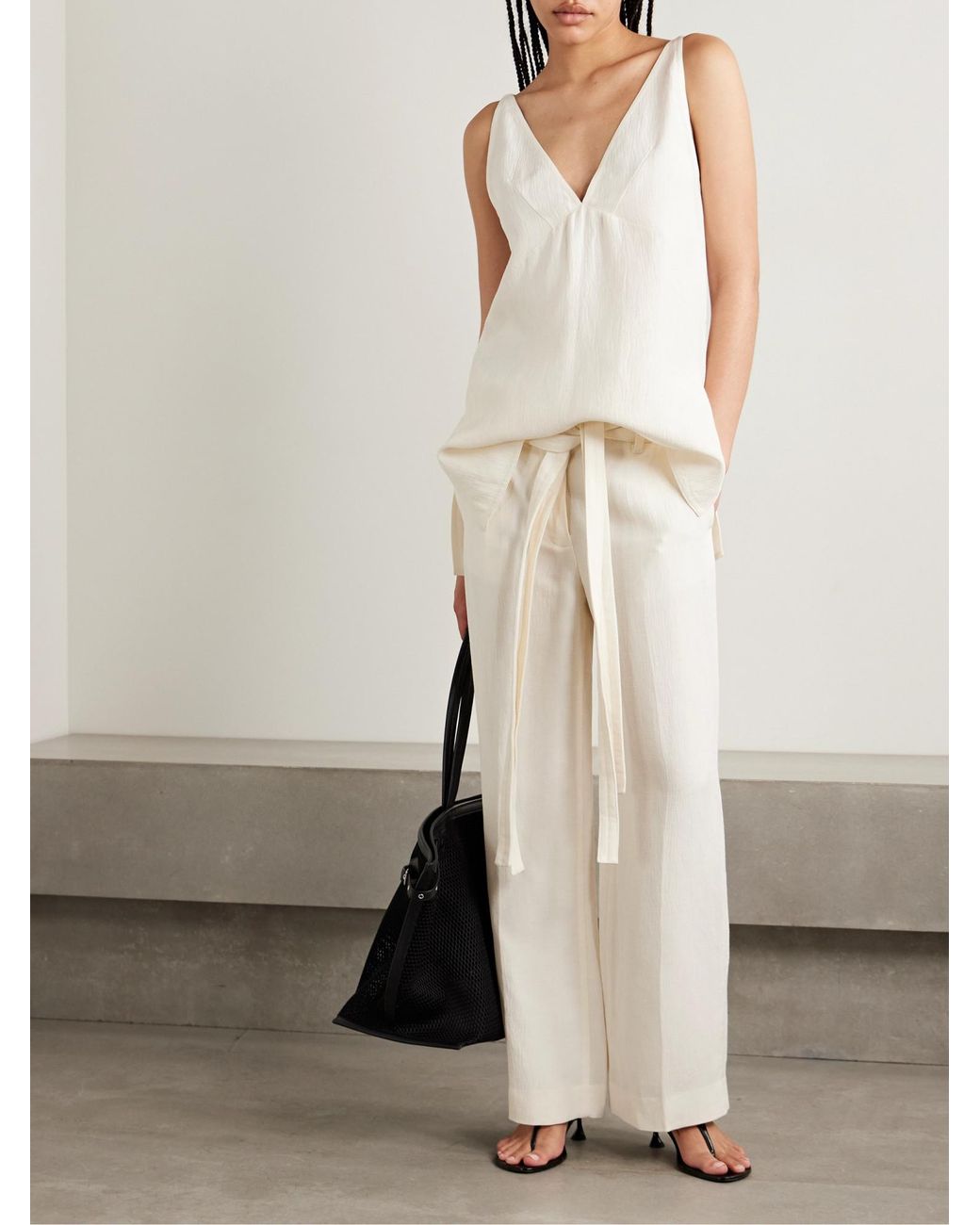 Proenza Schouler White Casual Loose Trousers
