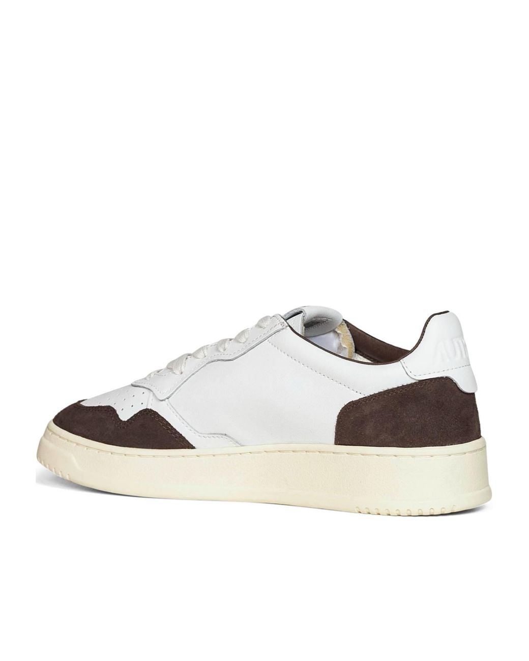 Autry White Panelled Low-Top Sneakers for men