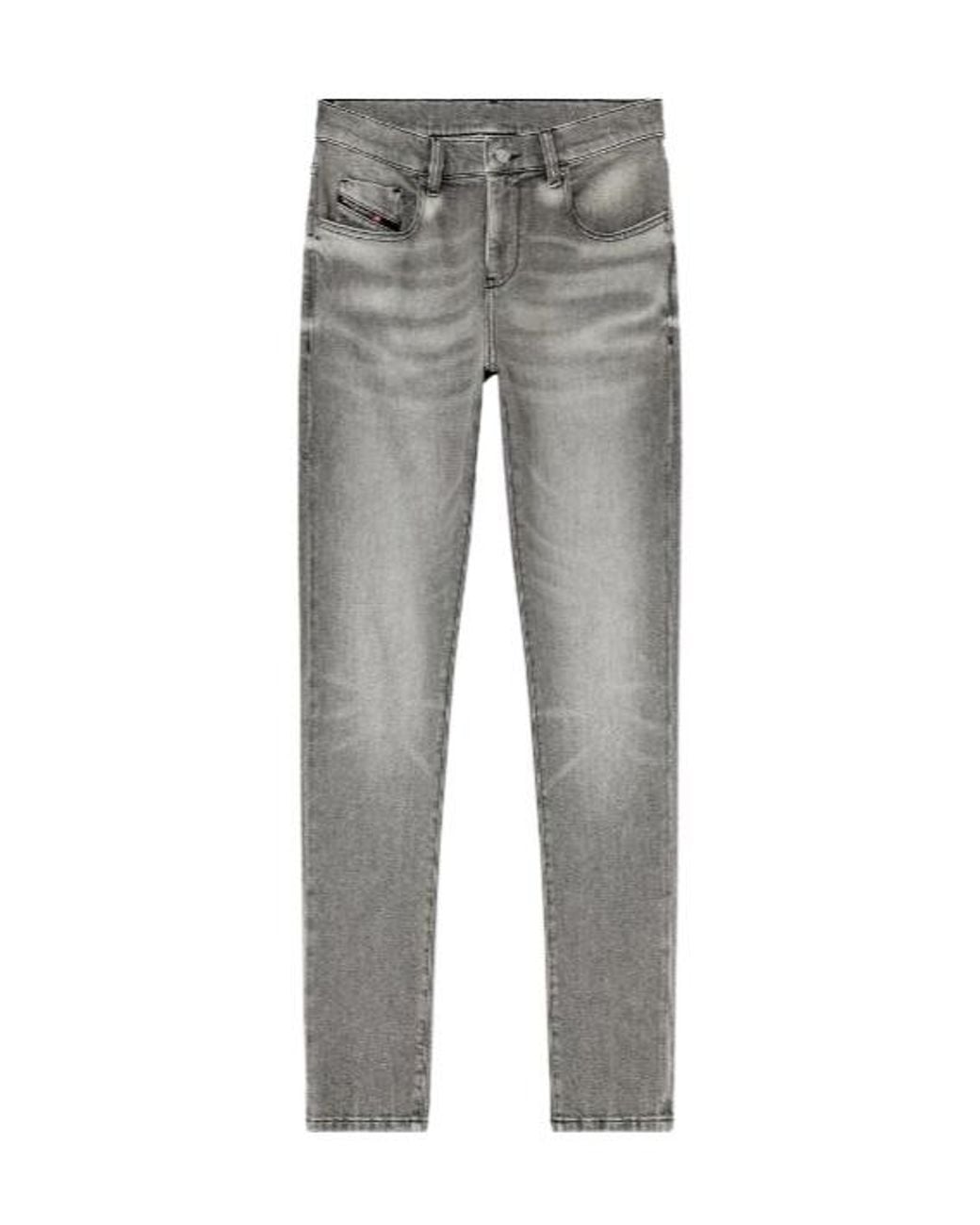 DIESEL Gray 2019 D-Strukt Slim-Fit Jeans for men