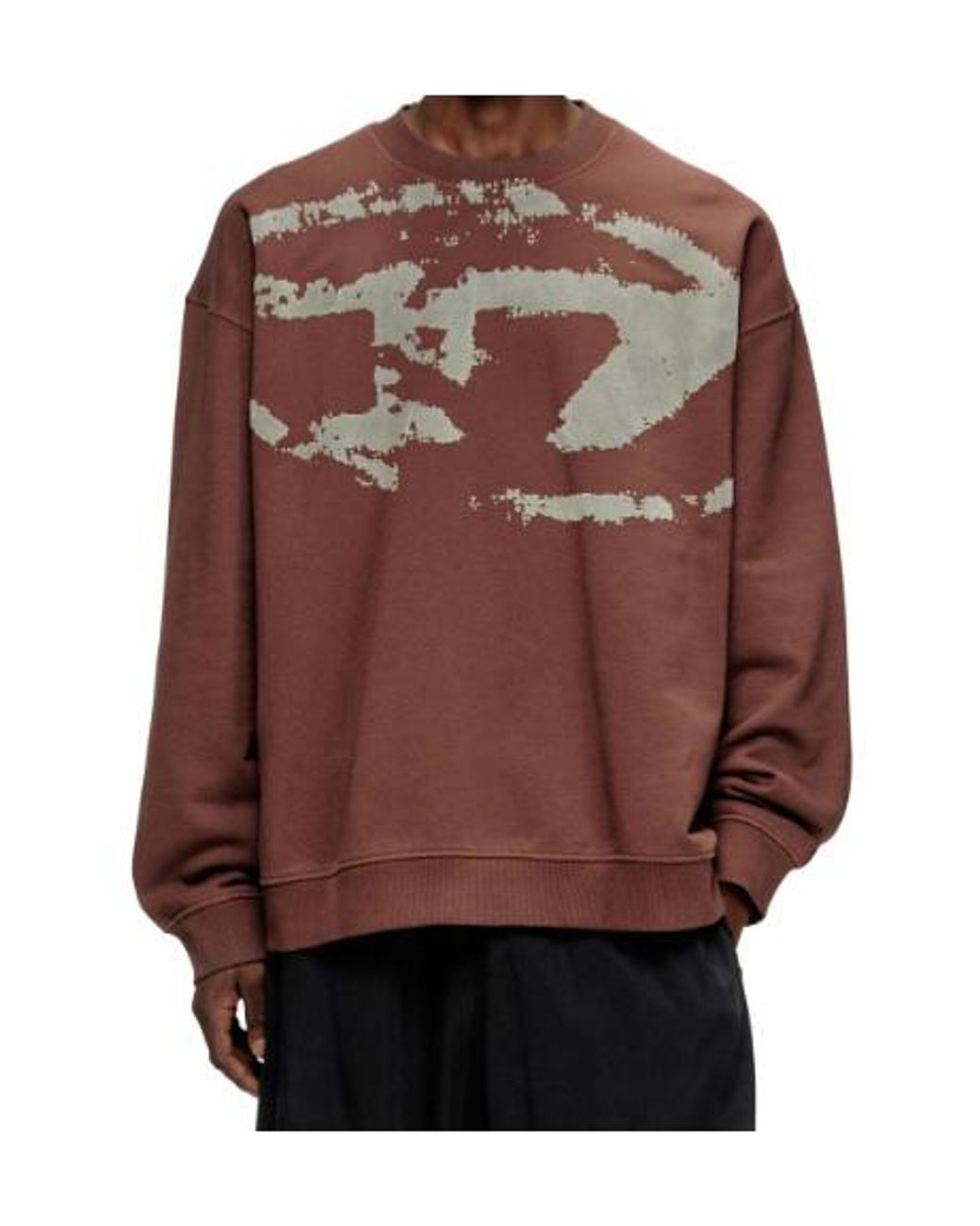 DIESEL Red Boxt-N5 Sweatshirt for men