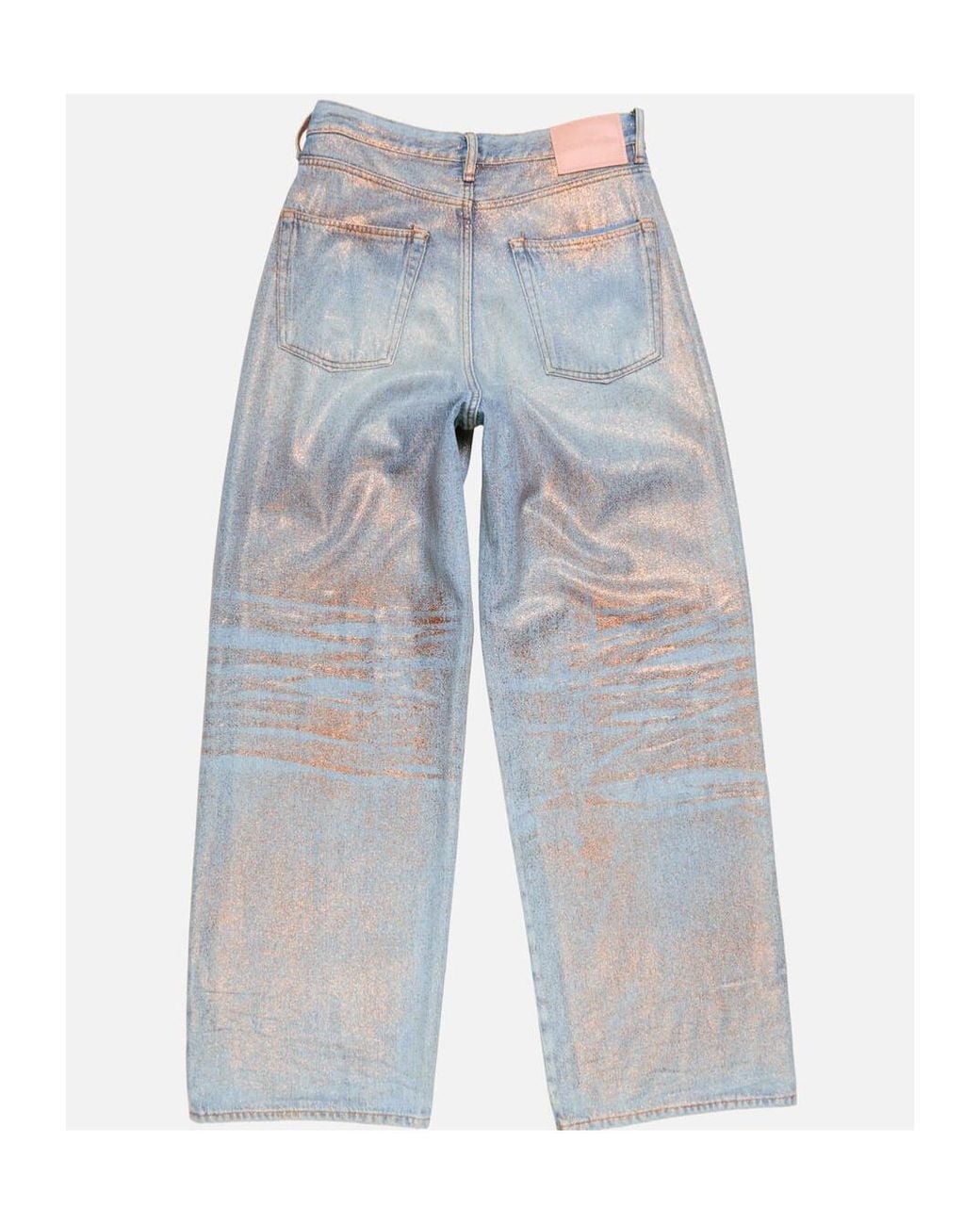 Acne Blue 1981 Loose Glitter Jeans for men