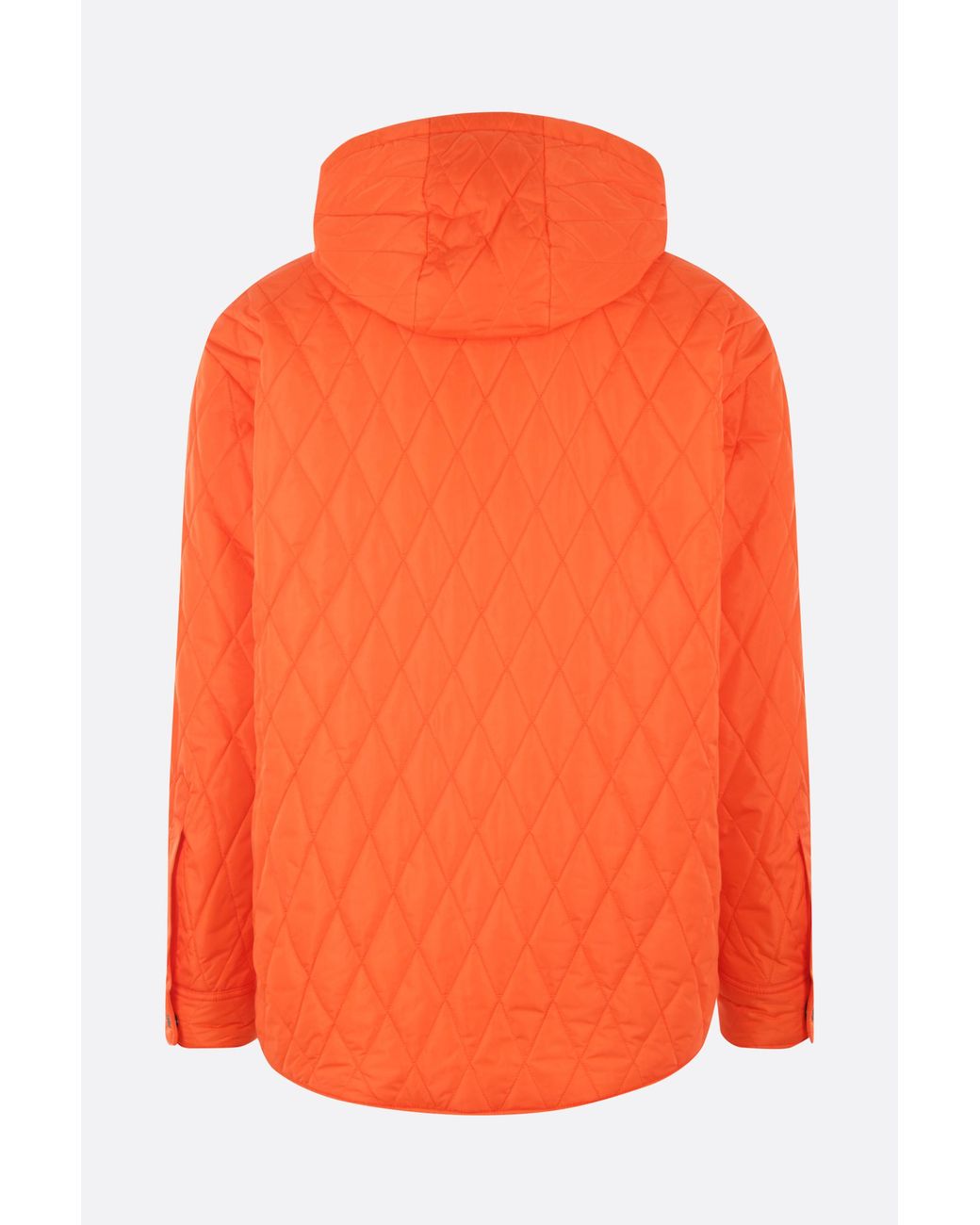 DSquared² Orange Logo-Patch Quilted Jacket for men