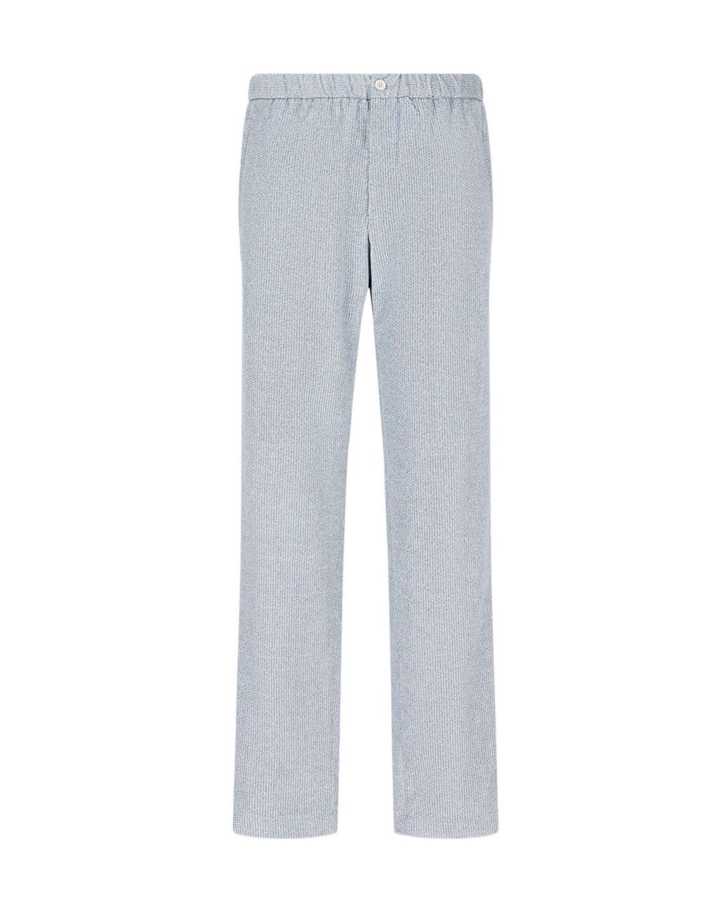 Emporio Armani Gray Casual Trousers for men
