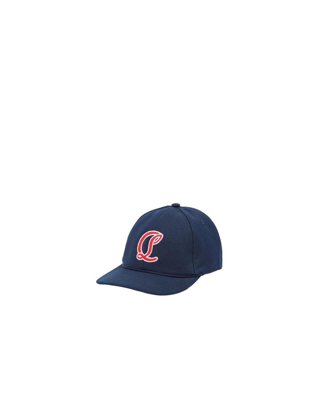 Christian Louboutin Blue Mooncrest Baseball Cap for men