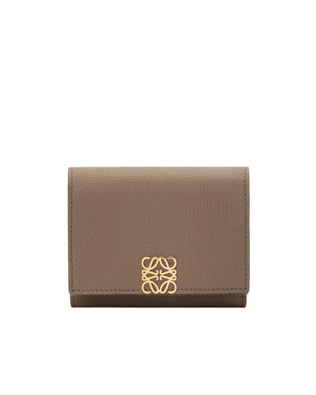 Loewe Brown Anagram Trifold Wallet
